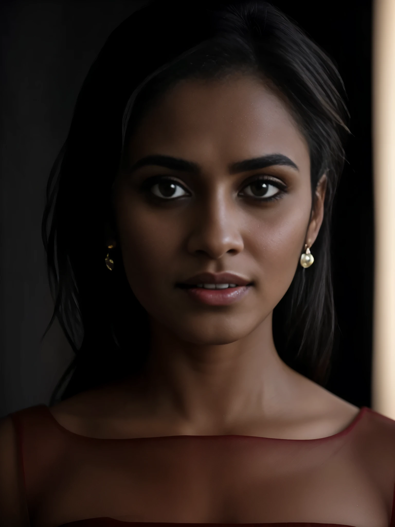 (editorial photograph of a young indian women in closup shoot of vedika), karla ortiz, (highly detailed face:1.4) (smile:0.7) (backround 5 star hotel , moody, private study:1.3) POV, by lee jeffries, nikon d850, film stock photograph ,4 kodak portra 400 ,camera f1.6 lens ,rich colors ,hyper realistic ,lifelike texture, earing white dress with red border, dramatic lighting , cinestill 800, realistic, seductive big actress, karla ortiz, posing!!, candid picture, by Max Dauthendey,