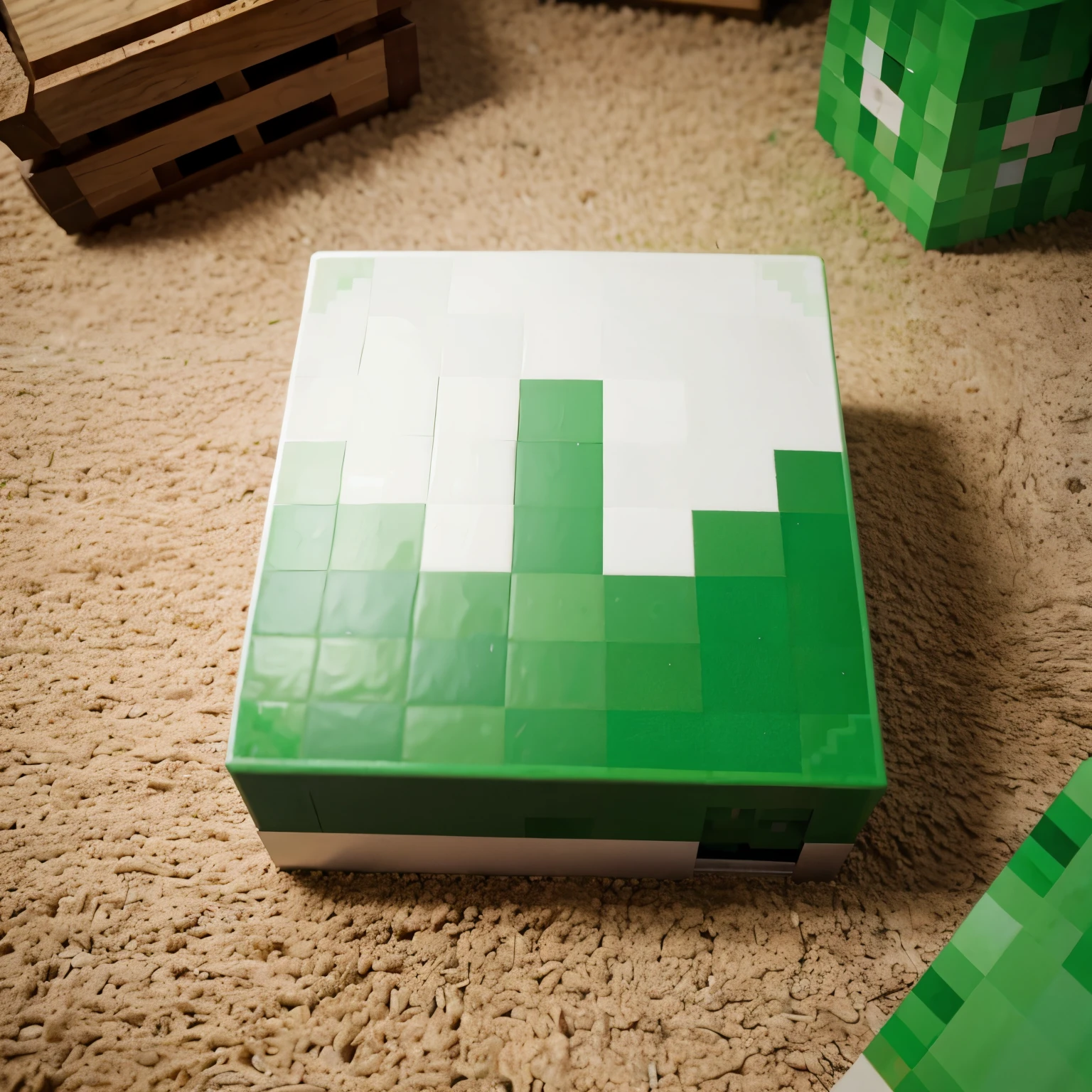 Crie uma logo para minecraft