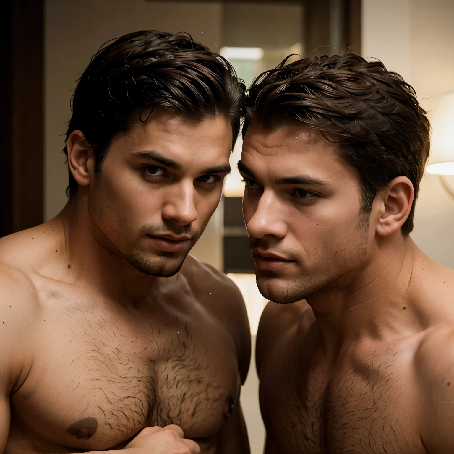 Two handsome guys fucking each other