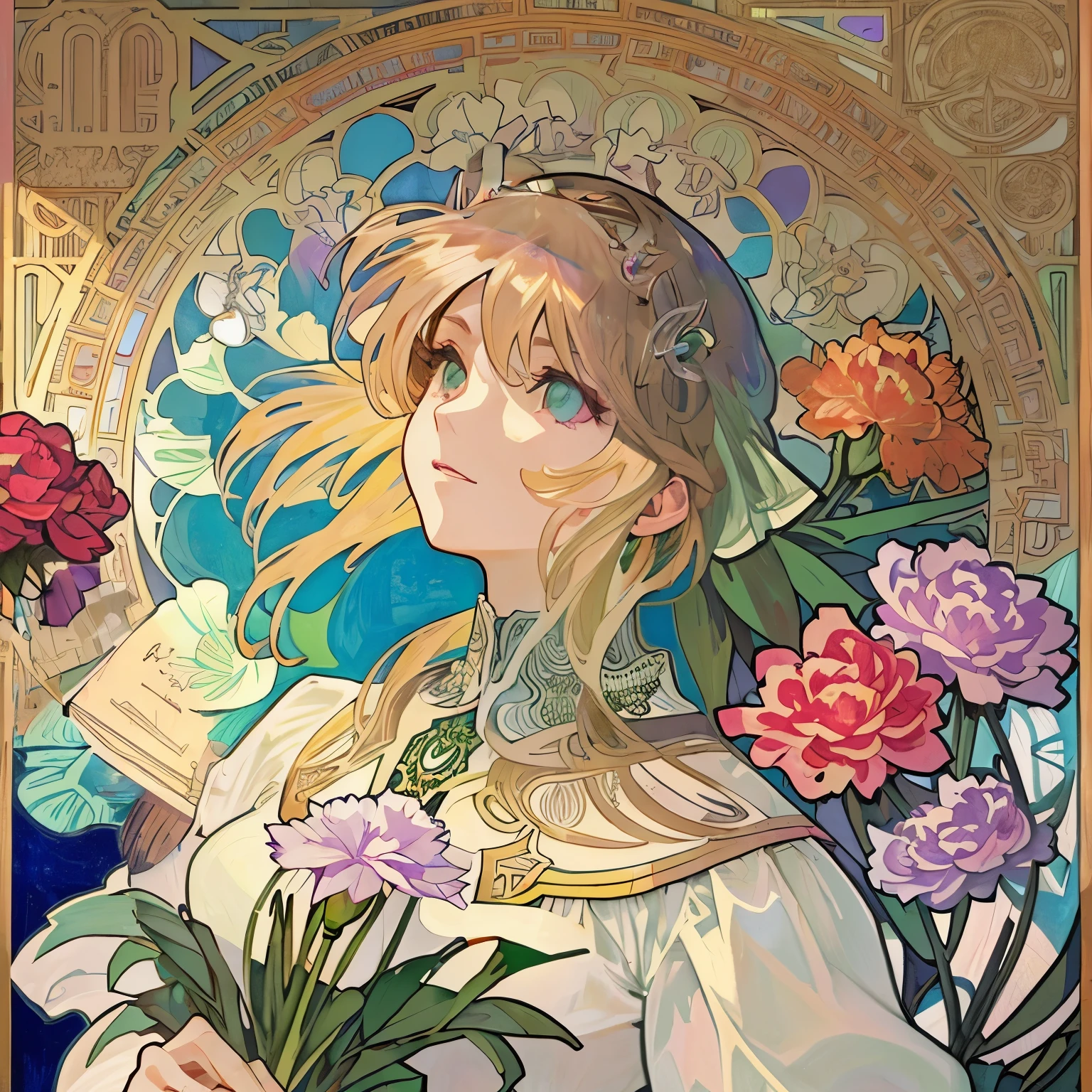 tiara、gem、chain、delicate