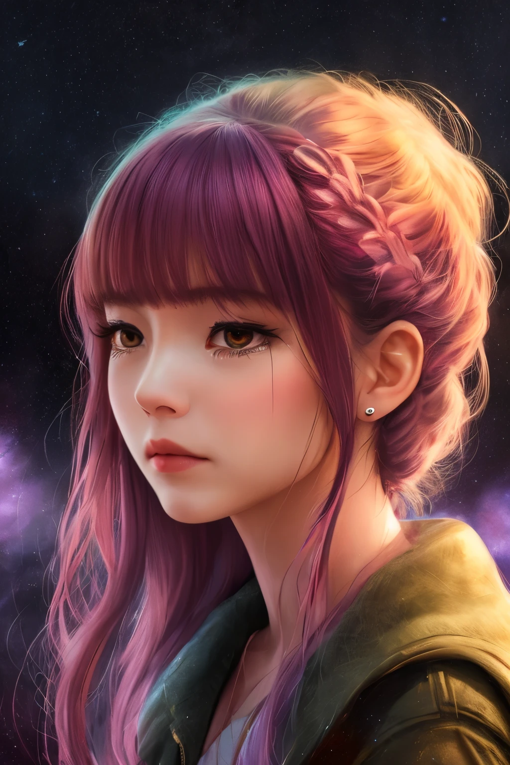 sad girls,cry,darkness,raining sky,3D,upscale,HD --auto --s2