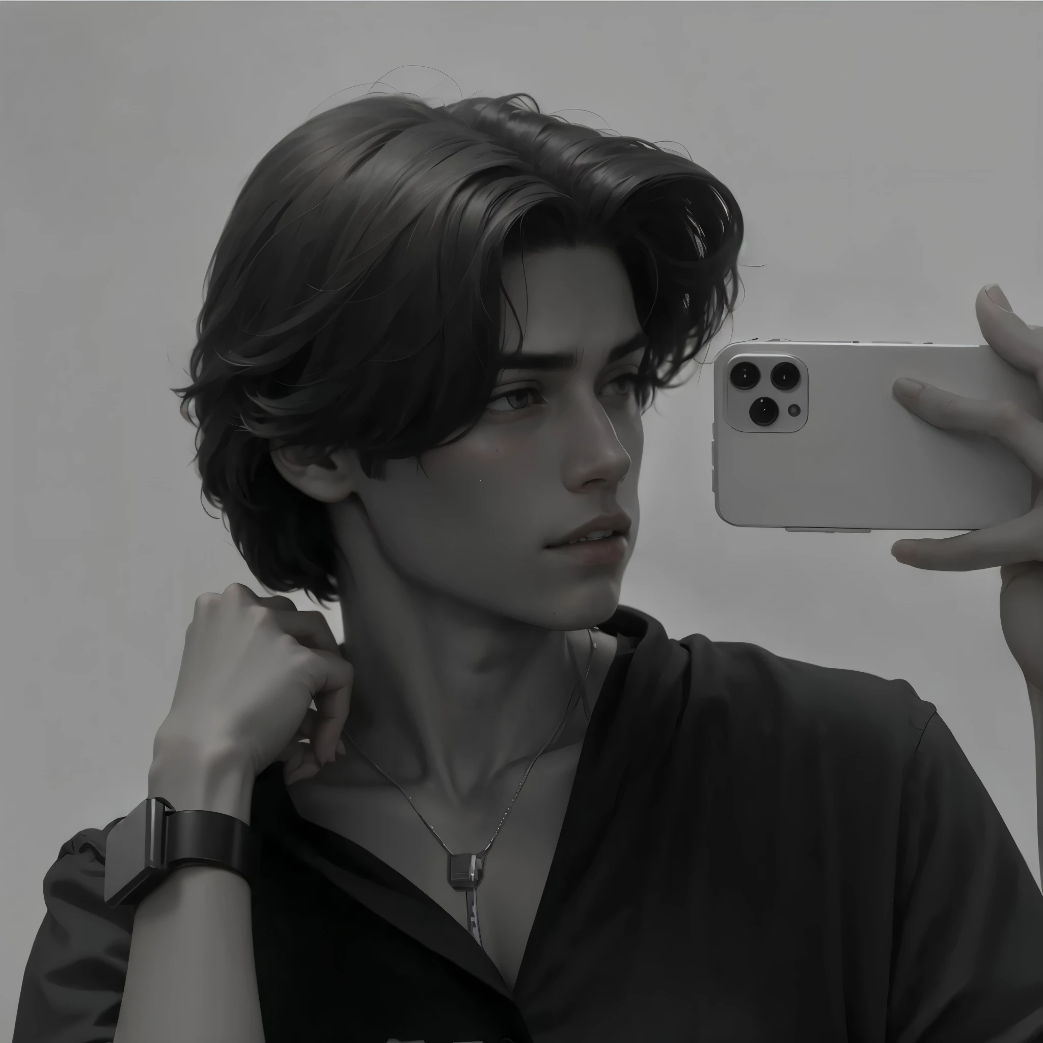 Realistic, High quality, male anime character