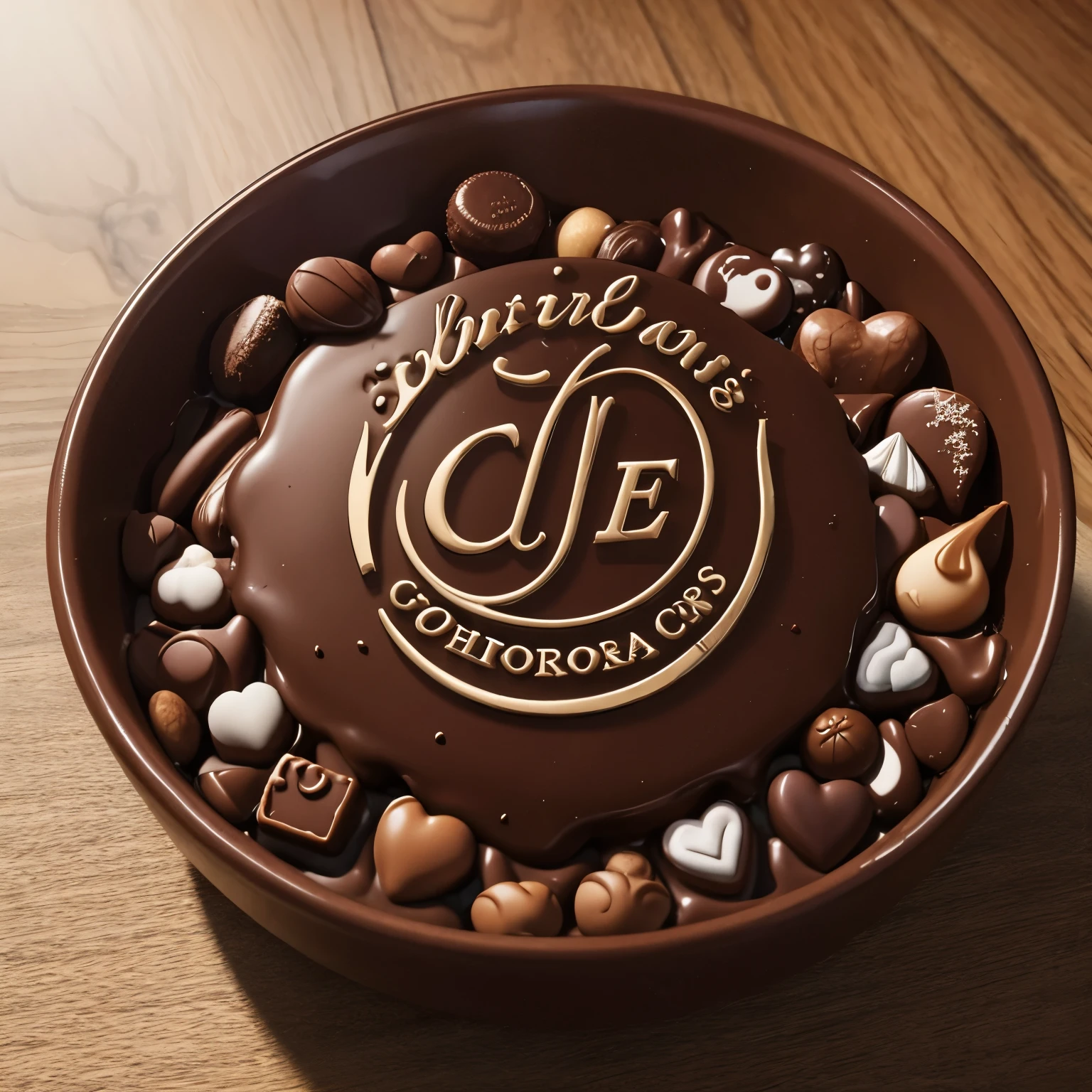 Crie uma logo para JaniSabor marca de chocolates
