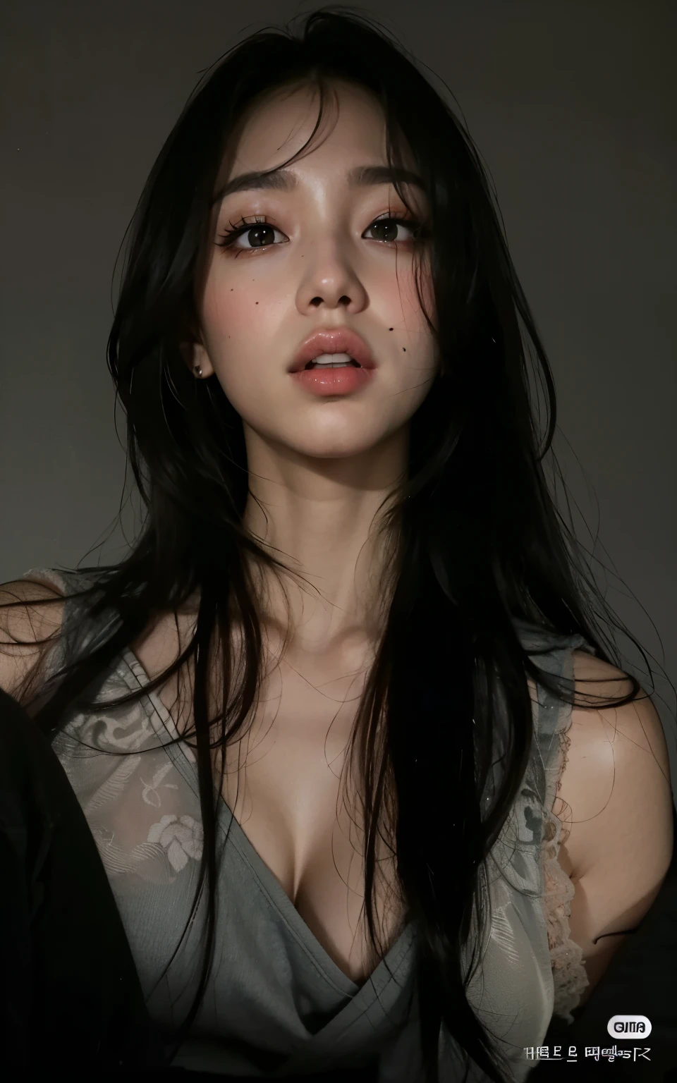 Jennie BlackPink arafada com longos cabelos negros e uma tatuagem no peito, Ulzzang, cruel korean goth girl, coreana, jennie blackpink, linda mulher sul-coreana, Linda jovem coreana, Retrato de Jennie do Blackpink, jennie blackpink, ela tem cabelo preto com franja, Jennie do Blackpink, Jennie BlackPink, jennie blackpink