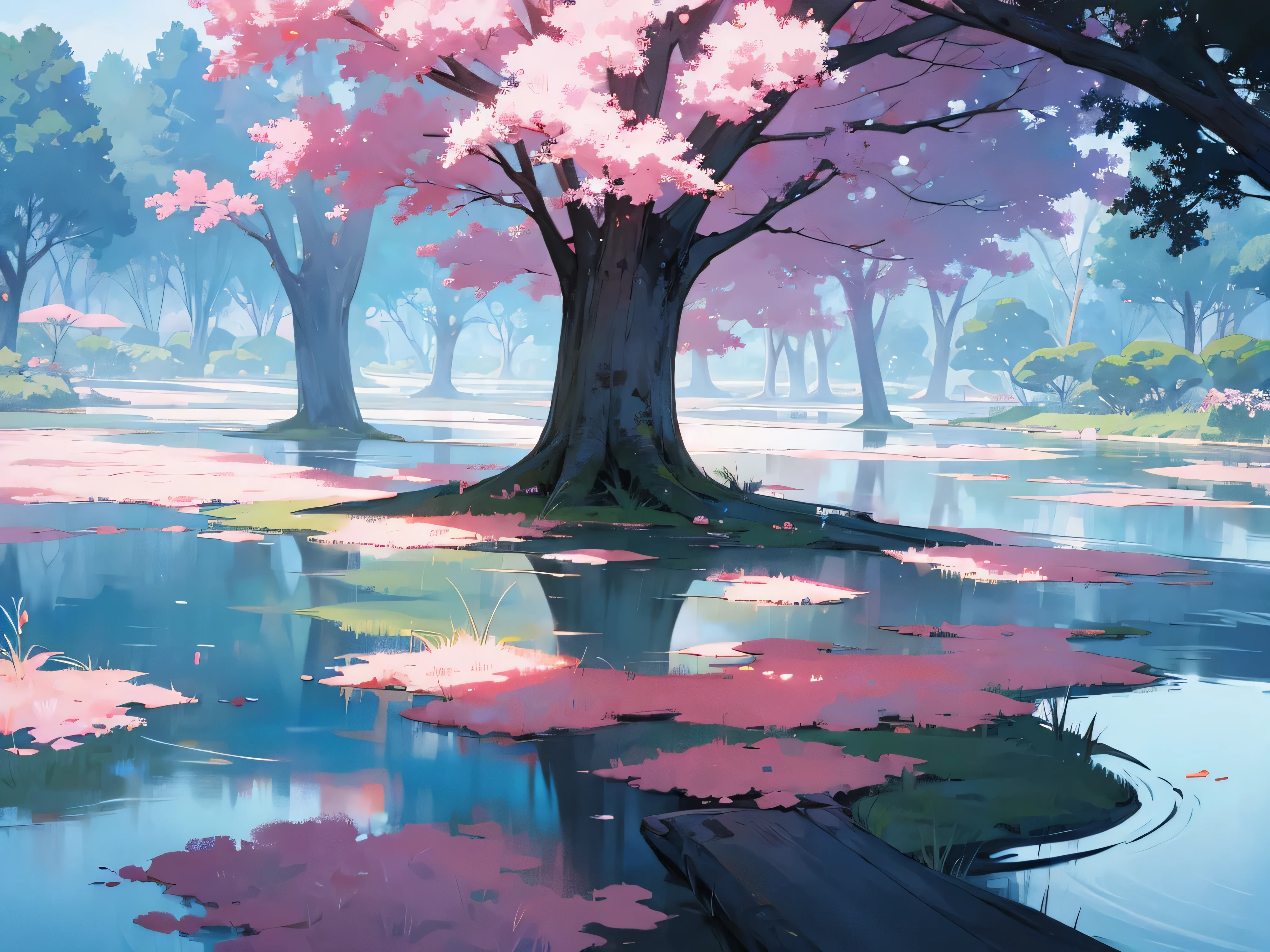 anime based beautiful nature