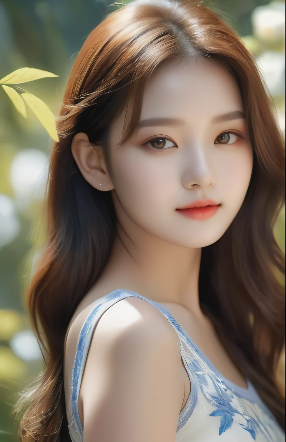 1girl,beautiful,20(yo),real nature skin,sunshie,(RAW photo, best quality),(realistic, photo-realistic:1.3), clean, masterpiece,finely detail,masterpiece,ultra-detailed,highres,(best illustration),(best shadow),intricate, bright, Correction of lens distortion, far lens