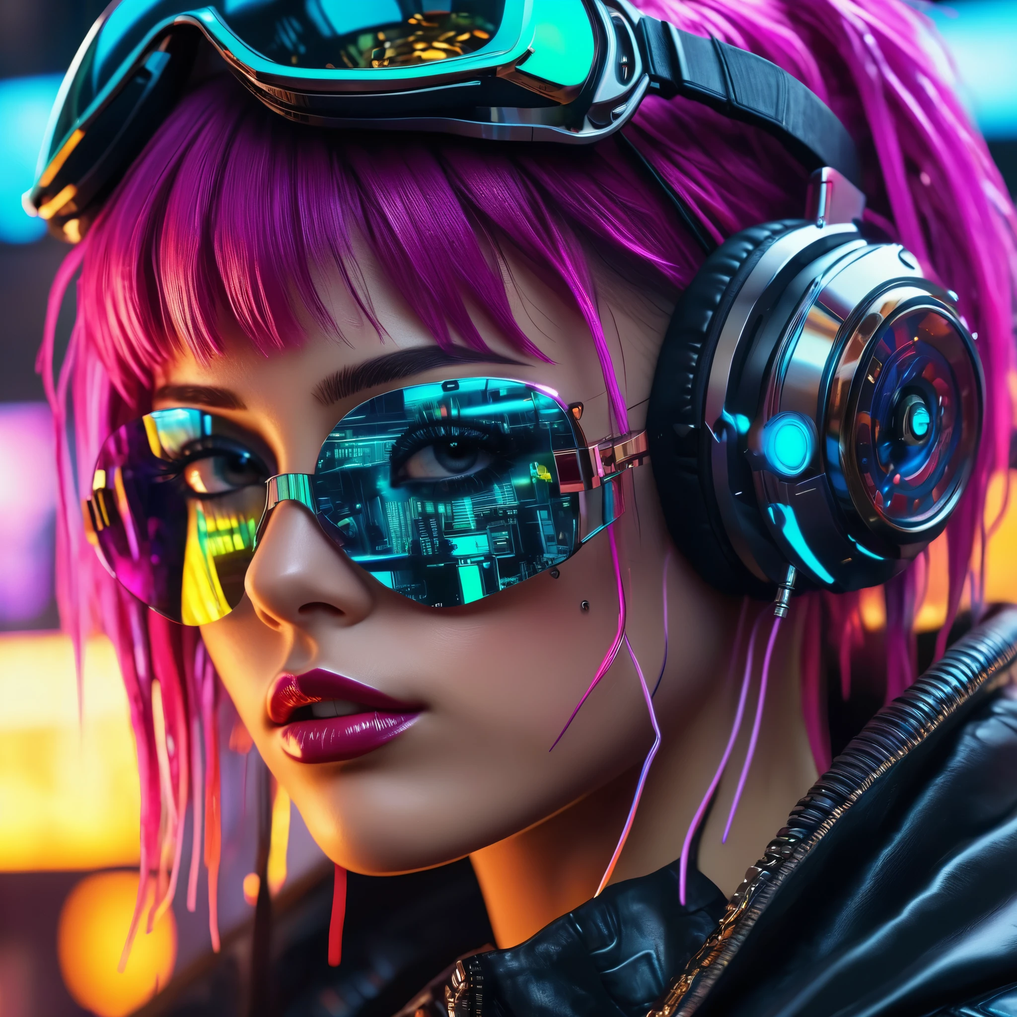 create an image demonstrating the style of ((Cyberneticpunk)) style, hyper realism, 8k high definition, vibrant colors, sharp focus, insanely detailed