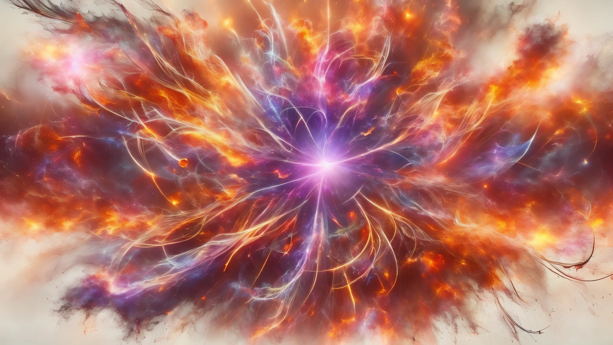 A panoramic view of an explosion scene with magical spells. The artwork should showcase the explosion as the main focus, with vibrant colors and high-resolution details. The scene should depict a spell being cast, creating a mesmerizing visual impact. The explosion should be incredibly detailed, emitting billows of smoke and a captivating glow. The colors used should be vivid and intense, enhancing the overall artistic effect. The lighting should emphasize the magical elements, creating an enchanting atmosphere.