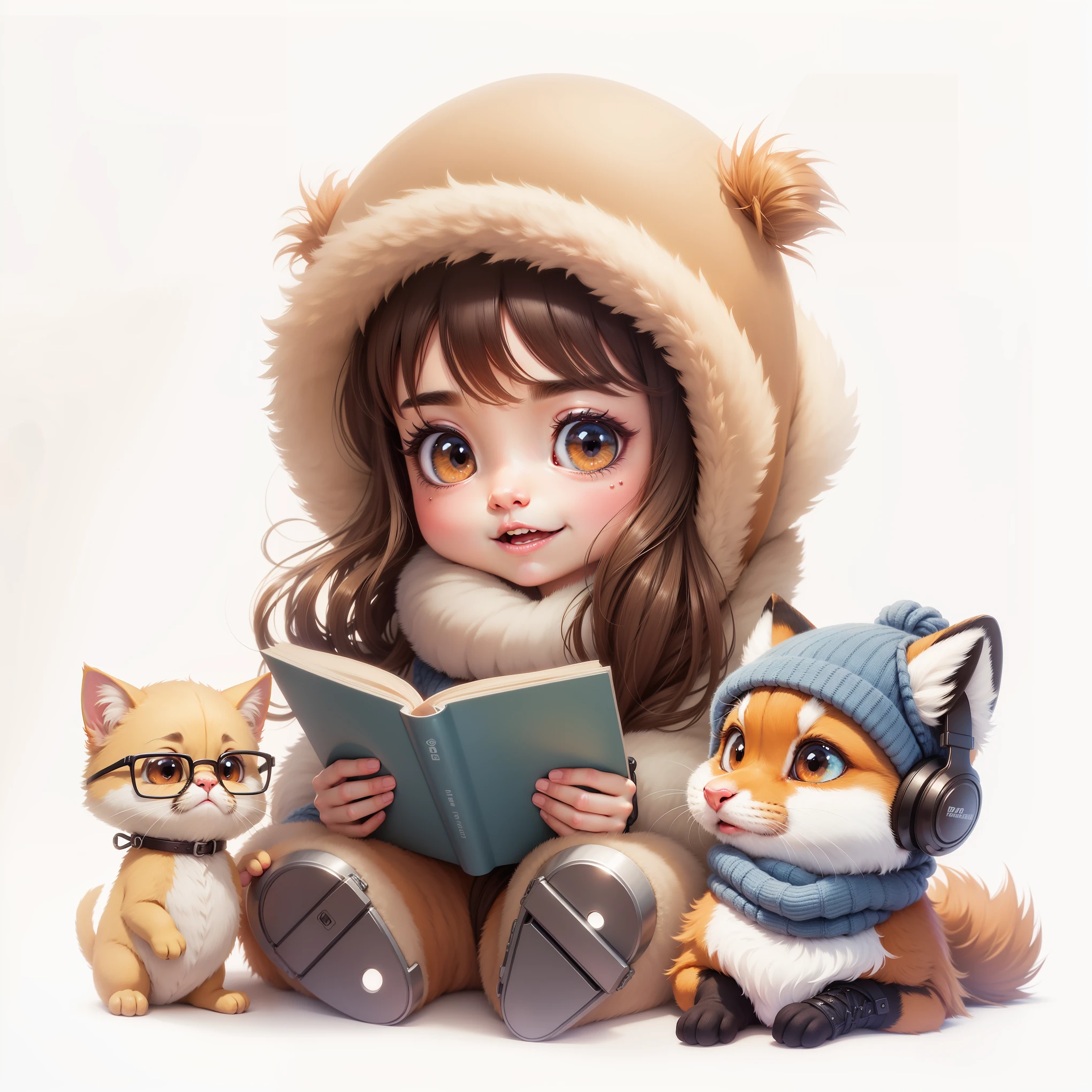 cute realistic cartoon art