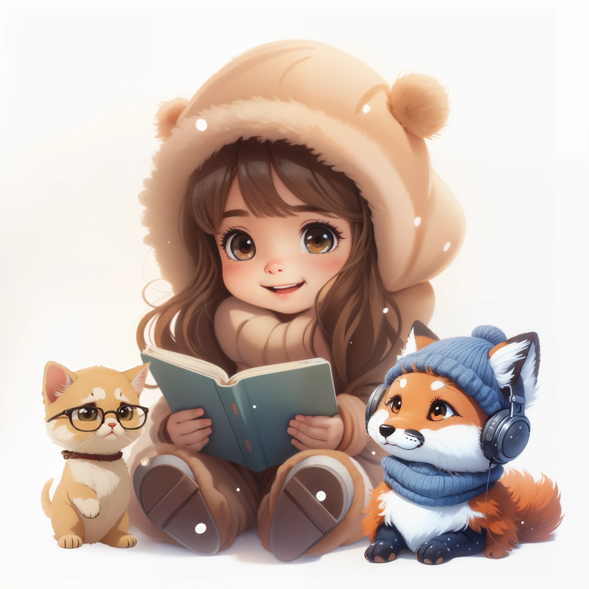 cute realistic cartoon art