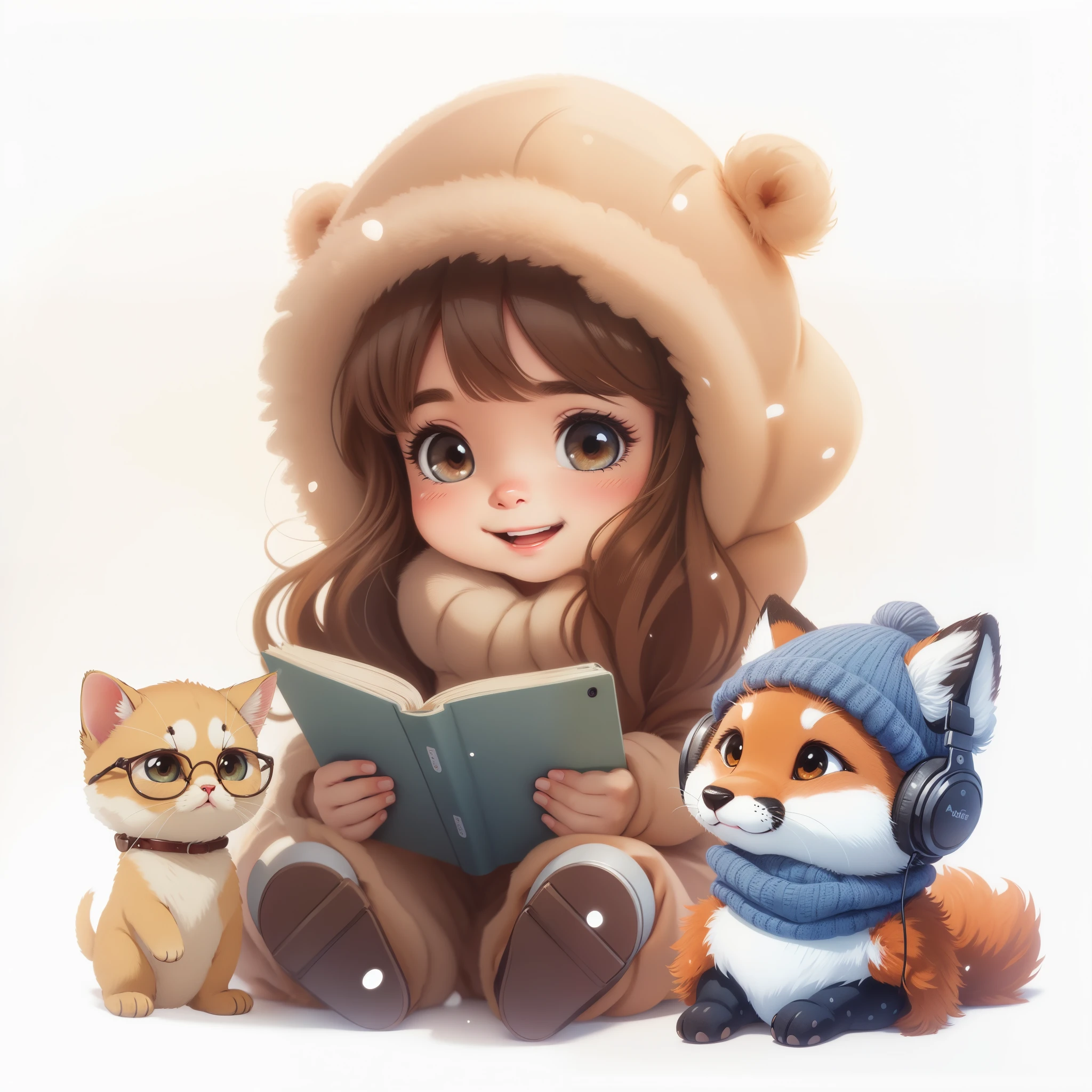 cute realistic cartoon art