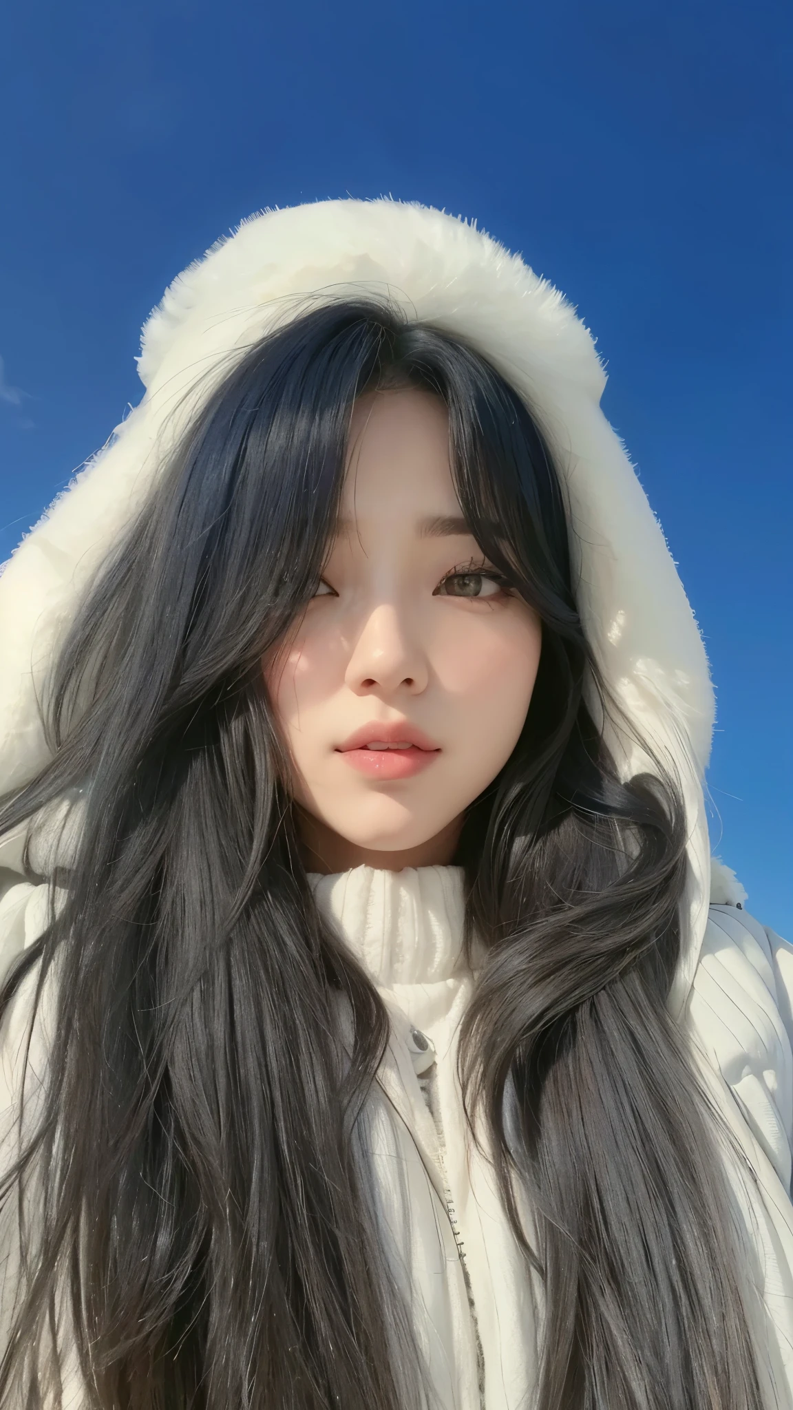 Olhos redondinhos, cabelos ruivos e cacheados, cacheados e ruivos, longos fios de cabelo, um olho azul e o outro verde, delicate features, labios carnudos, pale skin, cabelos longos e aruivados, sardas por todo rosto, cabelo com movimento, pintinhas pelo rosto, jimin from bts, cabelos ruivos e cacheados