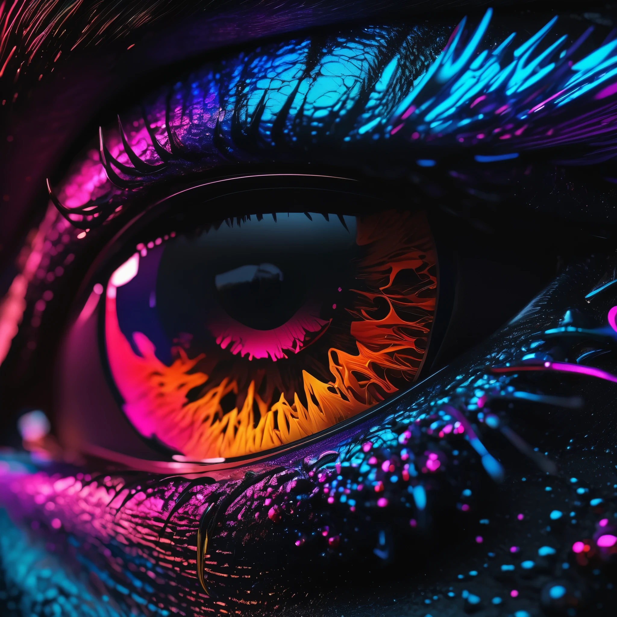 create an image demonstrating the style of ((Dark Y2K)) style, hyper realism, 8k high definition, vibrant colors, sharp focus, insanely detailed
