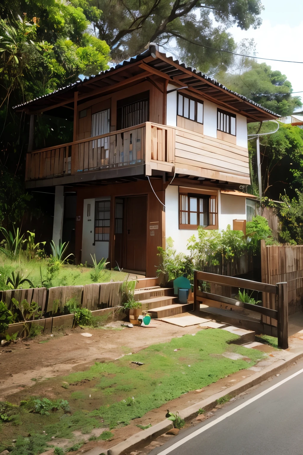 uma casinha no meio do nada