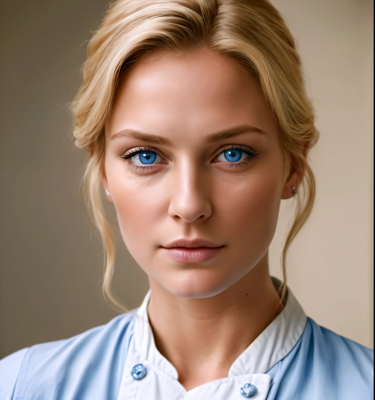 ange, armure d&#39;or (chef-d&#39;artwork, best quality, high resolution:1.4), 1fille, ange, texture des pores de la peau, Cheveux blonds, HD , la photographie, film, Cinematic, tout le corps, realistic, (8K, Photo brute, best quality, chef-d&#39;artwork:1.2), (realistic, photo-realistic:1.33), best quality, blue detailed eyes, mignon,natural lighting, profondeur de champ, grain de film, Wrinkled skin, Pointu, detailed and realistic portrait of a woman ,(taches de rousseur:0.5)