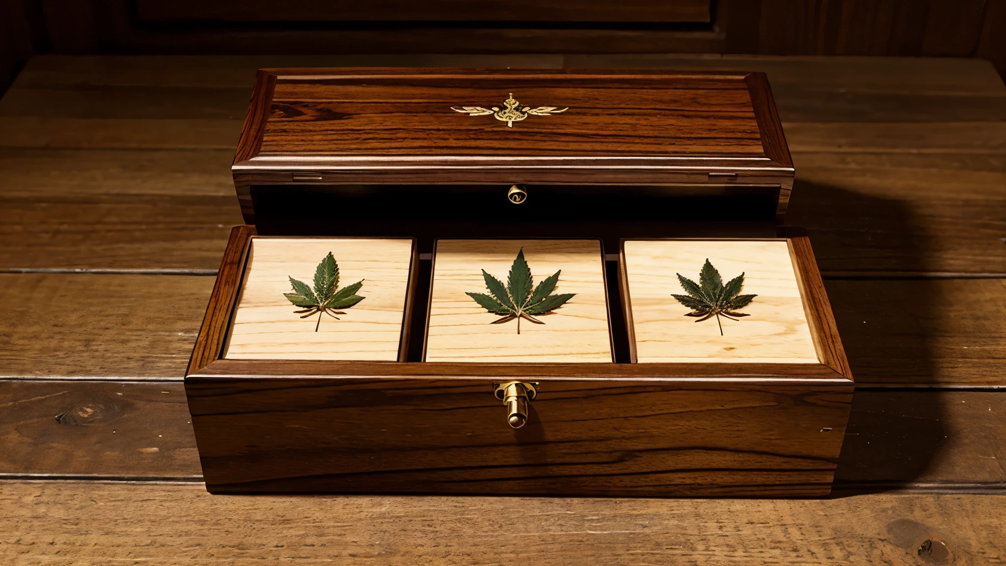 A  elegant wood  box  for Medicinal CANnabis 