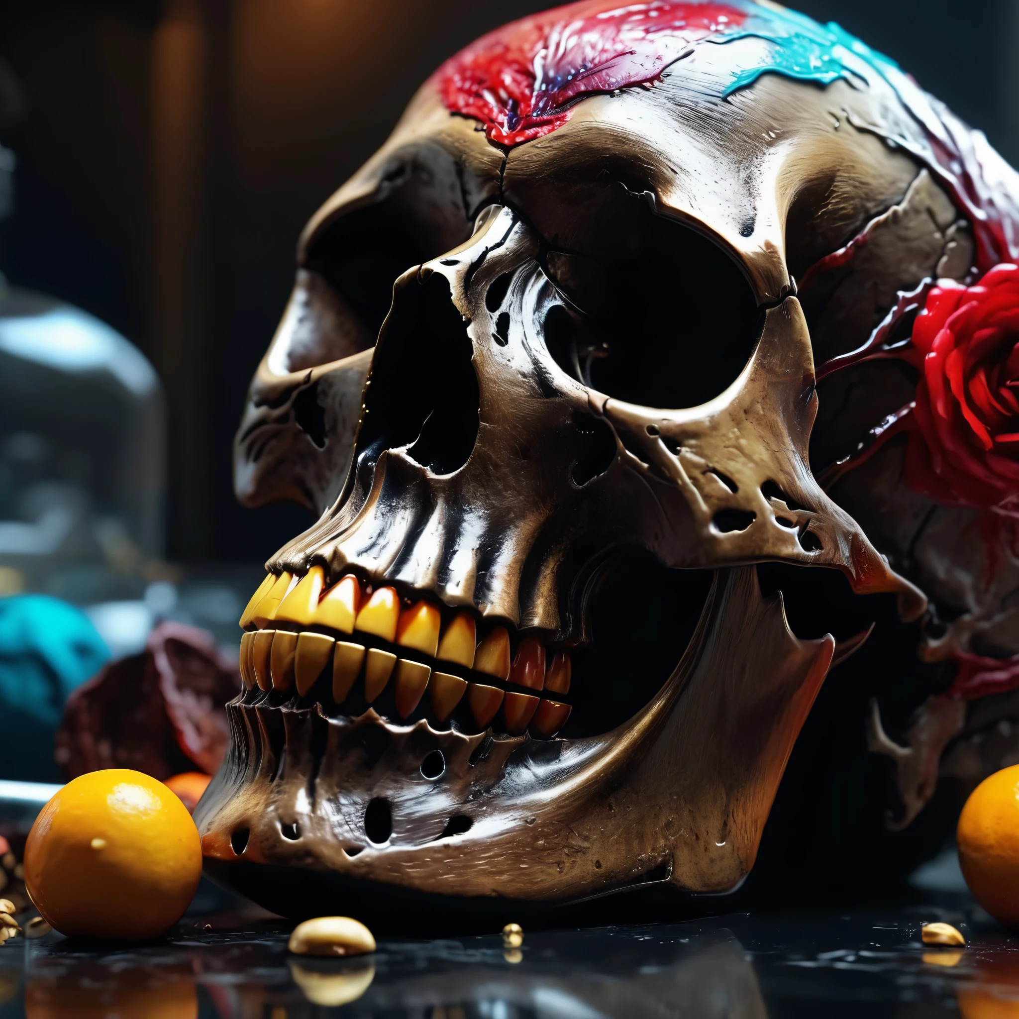create an image demonstrating the style of ((Dead Inside)) style, hyper realism, 8k high definition, vibrant colors, sharp focus, insanely detailed