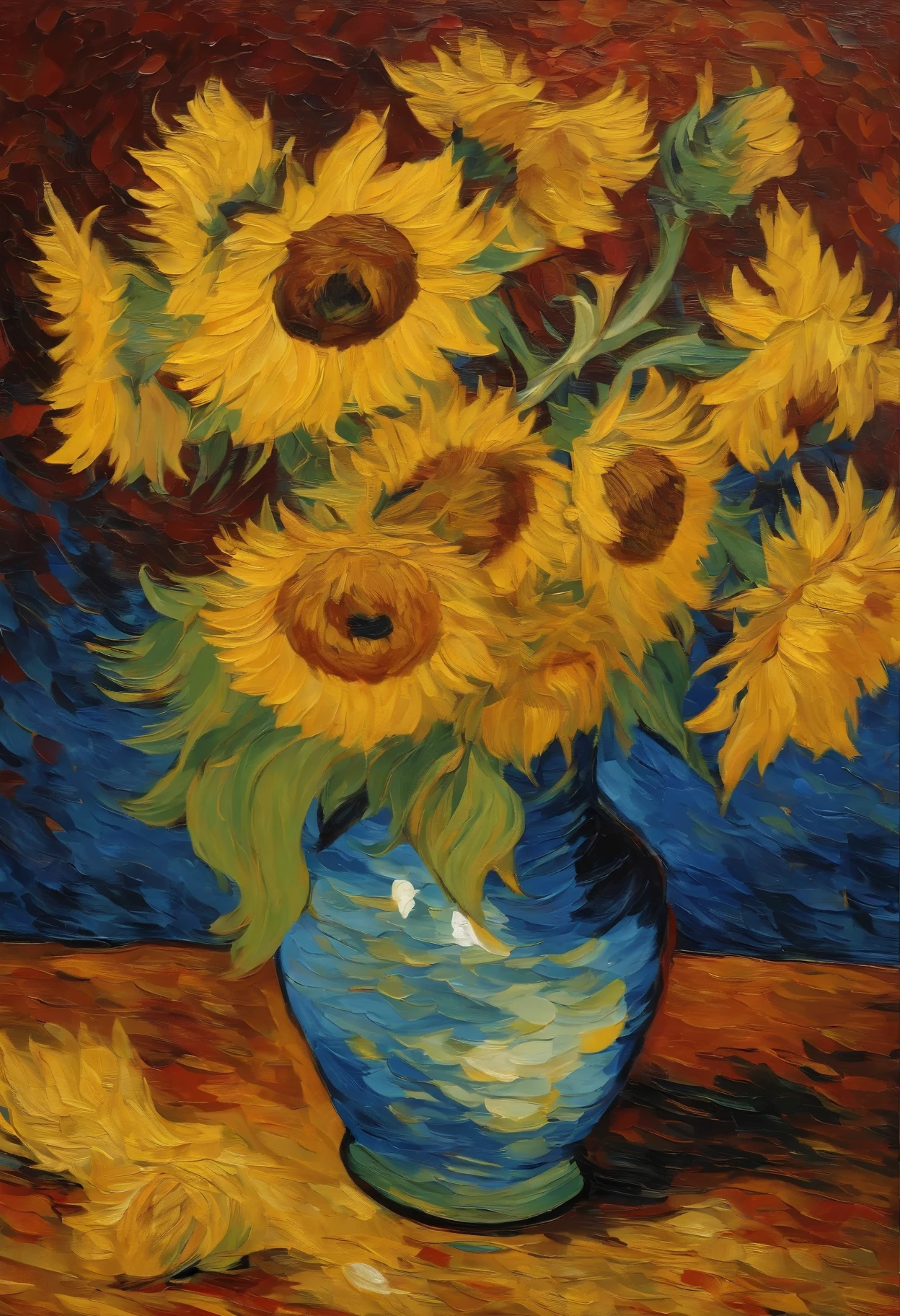 Excellent production quality of Van Gogh's Girasova version, van gogh starry night style