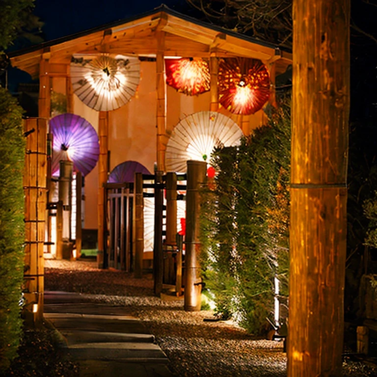 background,yamaga100,Japanese style illumination