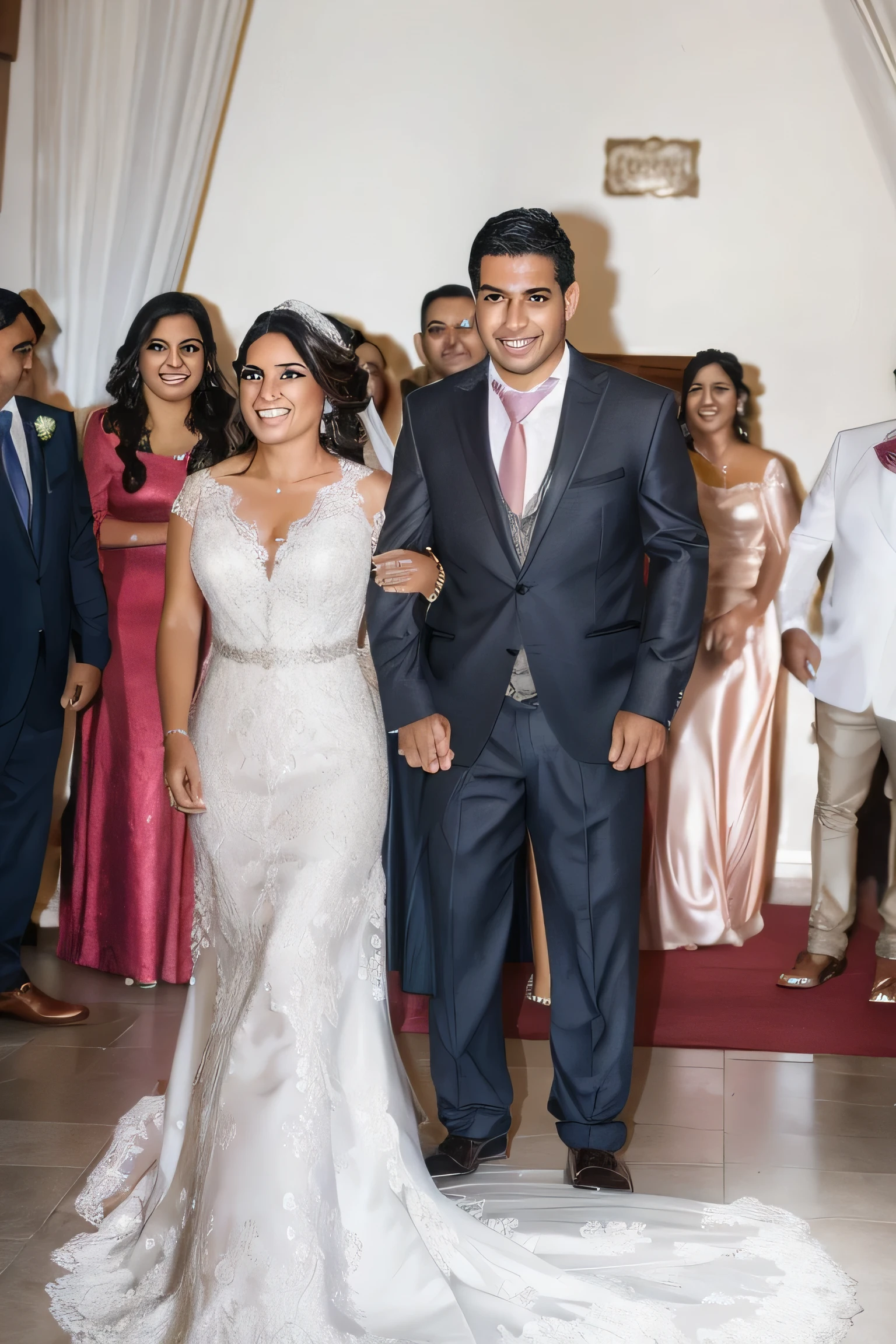 La novia y el novio caminando hacia el altar en una boda., karla ortiz, lorena avarez, Alex Miranda, pilar, by Glòria Muñoz, Noche, Pareja, boda, eloy morales, 1930897407, 2708519935