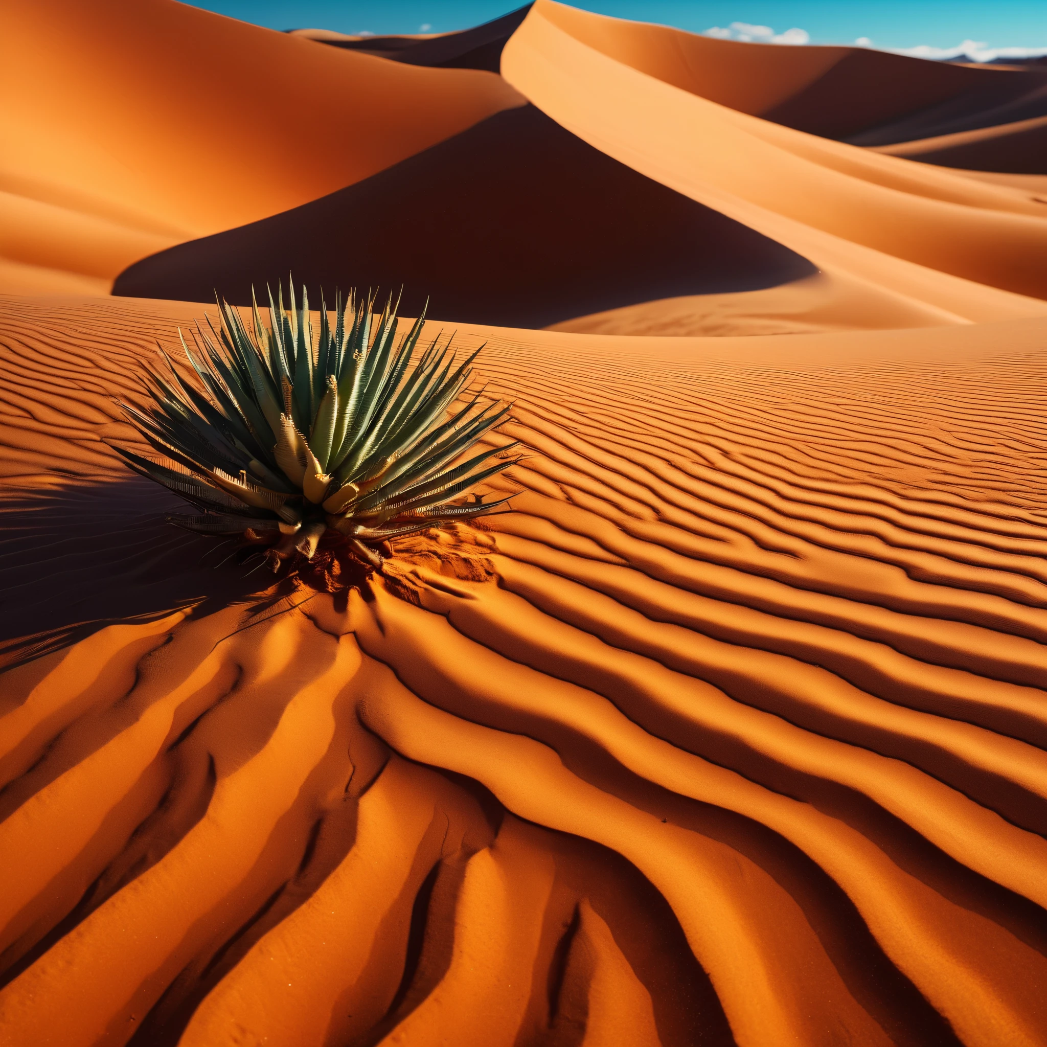 create an image demonstrating the style of ((Desertwave)) style, hyper realism, 8k high definition, vibrant colors, sharp focus, insanely detailed