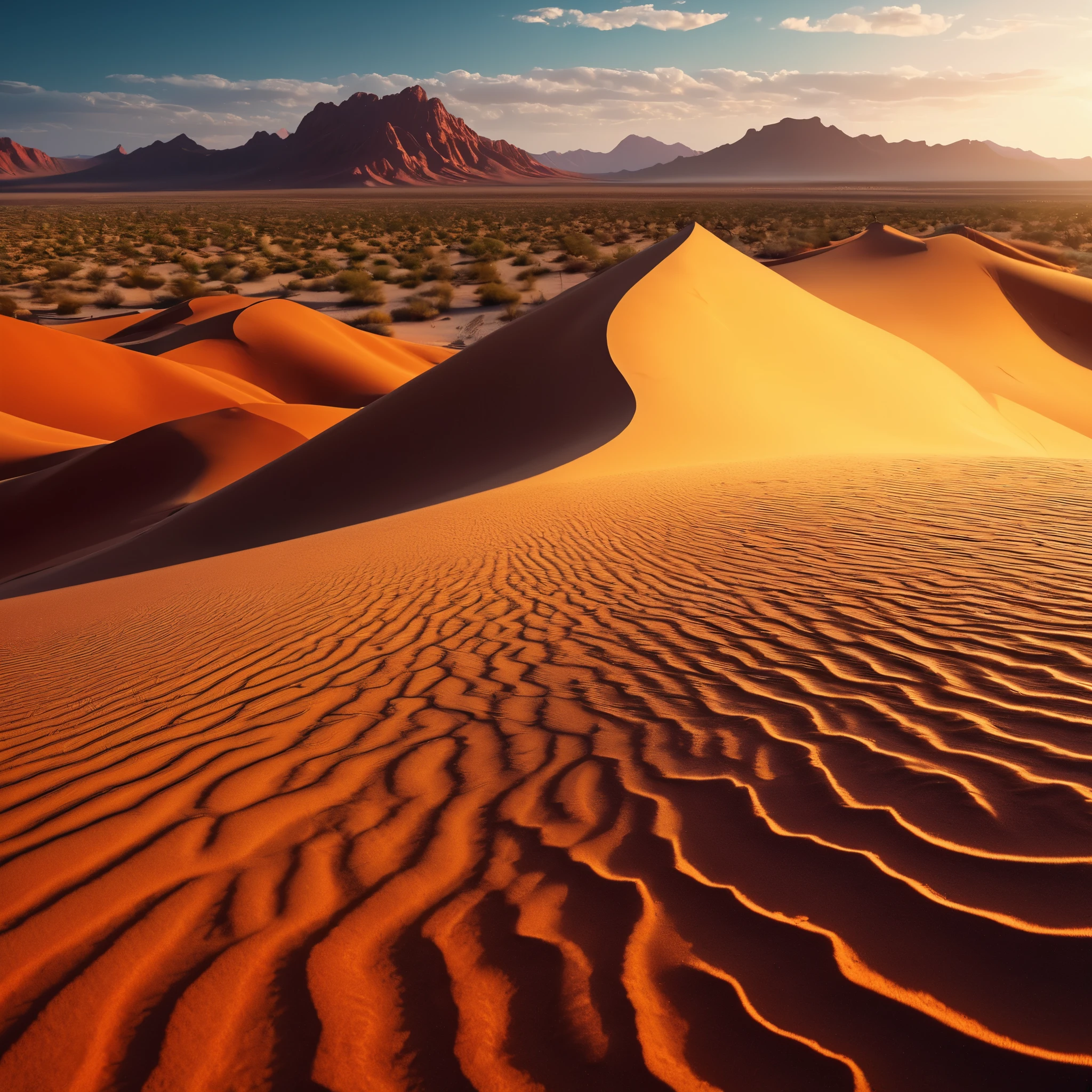 create an image demonstrating the style of ((Desertwave)) style, hyper realism, 8k high definition, vibrant colors, sharp focus, insanely detailed