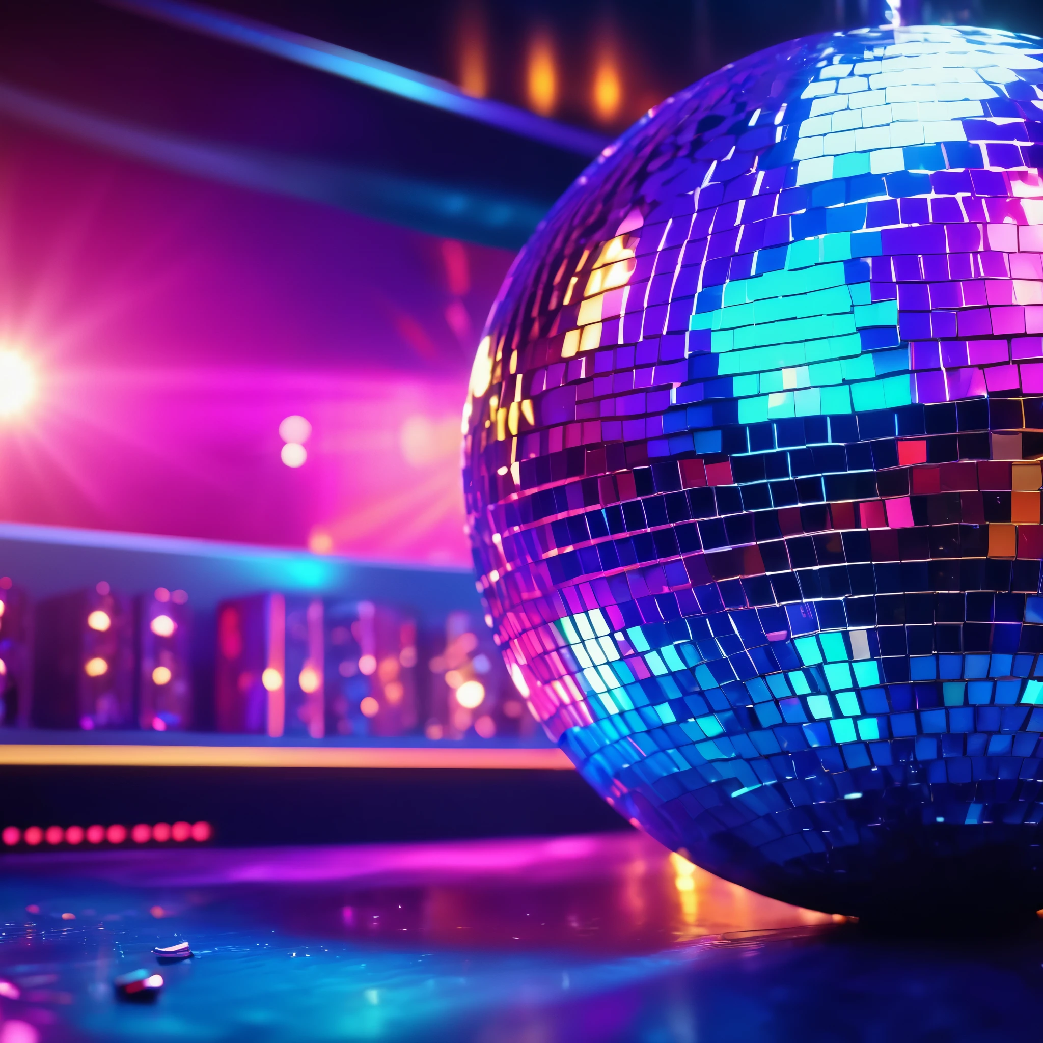 create an image demonstrating the style of ((Disco)) style, hyper realism, 8k high definition, vibrant colors, sharp focus, insanely detailed