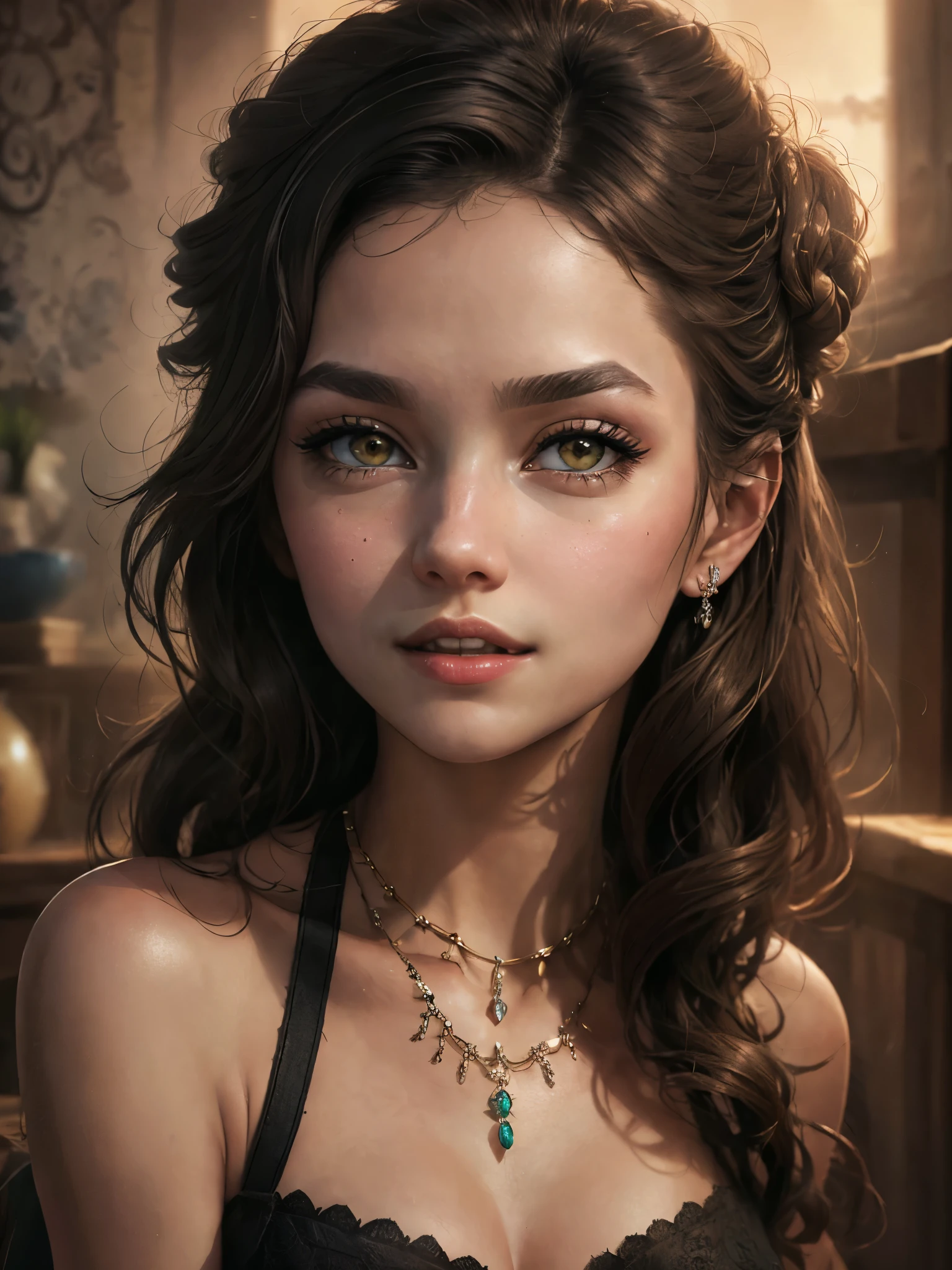 ((subrealismo)),Top Quality, White Skin, Real Human Skin, (Detailed), Oval Face, Pore, Ultra High Definition, (8k, RAW Photography, subrealismo: 1.4), One Girl, Slim, (Gentle and Goddess- like Eyes) Happiness: 1.2), (Lip Gloss, Eyelashes, Gloss Face, surreal buildings in the background, meaningless objects, many beautiful colors, Best Quality, Ultra High Definition, Wide Lighting, Natural Shading)