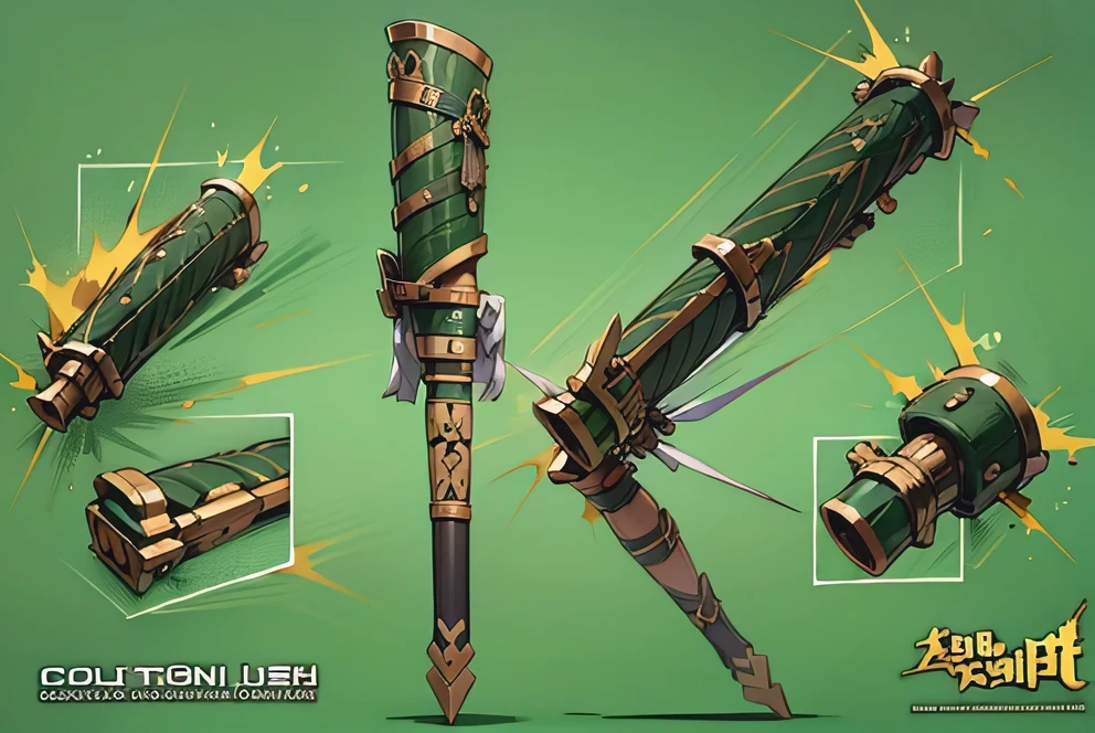 (((best quality))), (((masterpiece))), Weapons to be included in the Weapon Encyclopedia, 중국스타일 gon봉, baton weapon, gon, club, 쇠club, iron bat, blunt instrument, a striking weapon