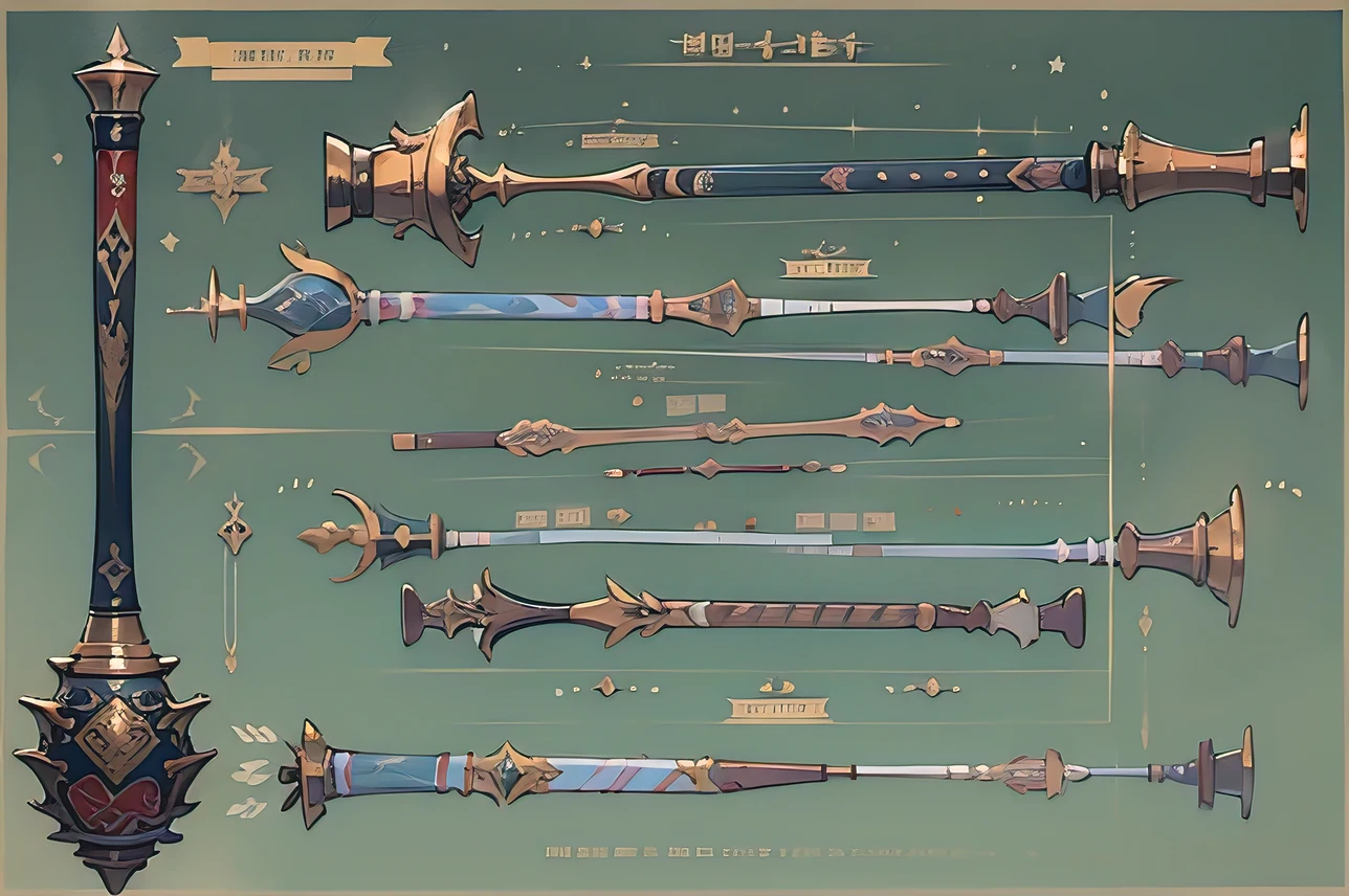 (((best quality))), (((masterpiece))), Weapons to be included in the Weapon Encyclopedia, 중국스타일 gon봉, baton weapon, gon, club, 쇠club, iron bat, blunt instrument, a striking weapon