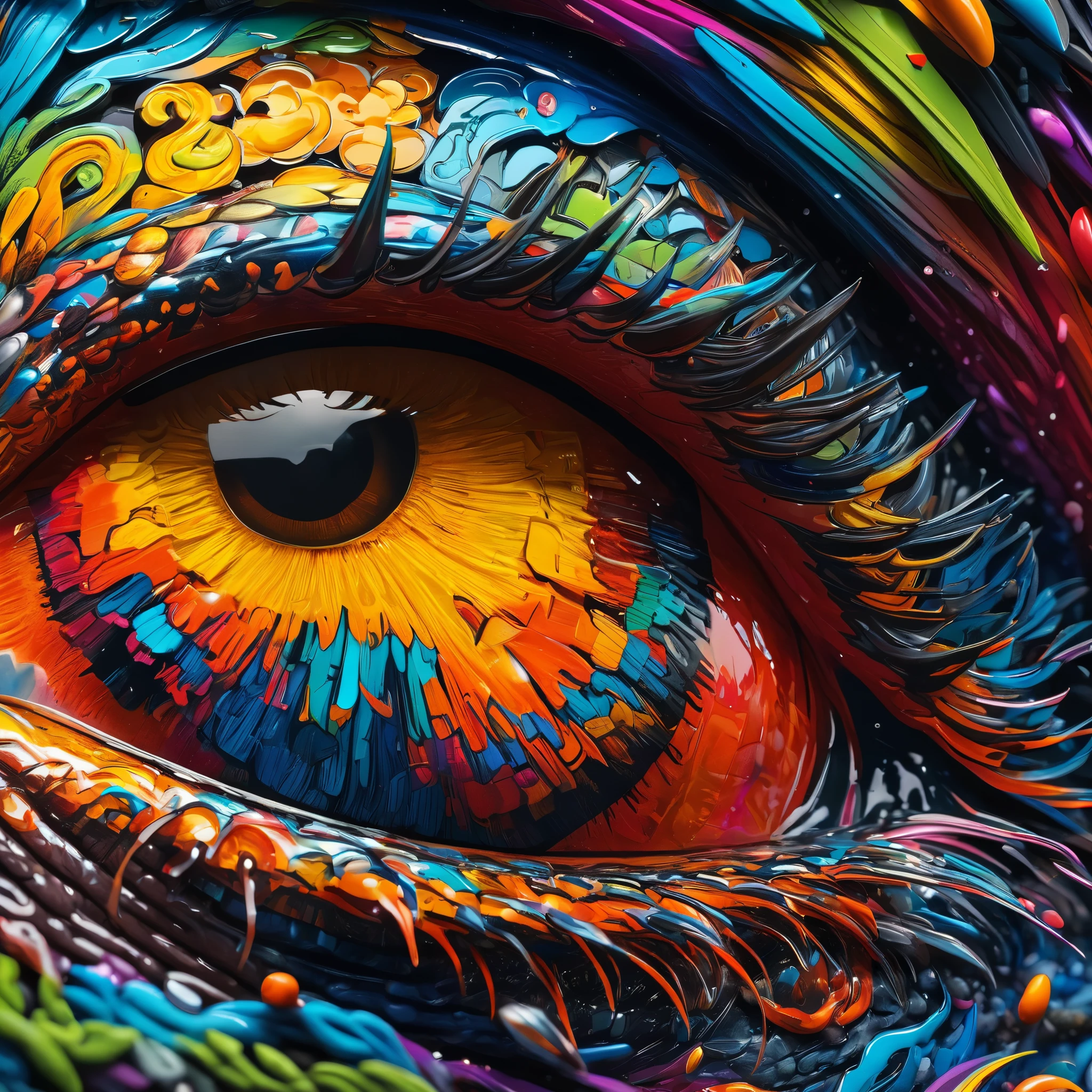 create an image demonstrating the style of ((Doodlecore)) style, hyper realism, 8k high definition, vibrant colors, sharp focus, insanely detailed