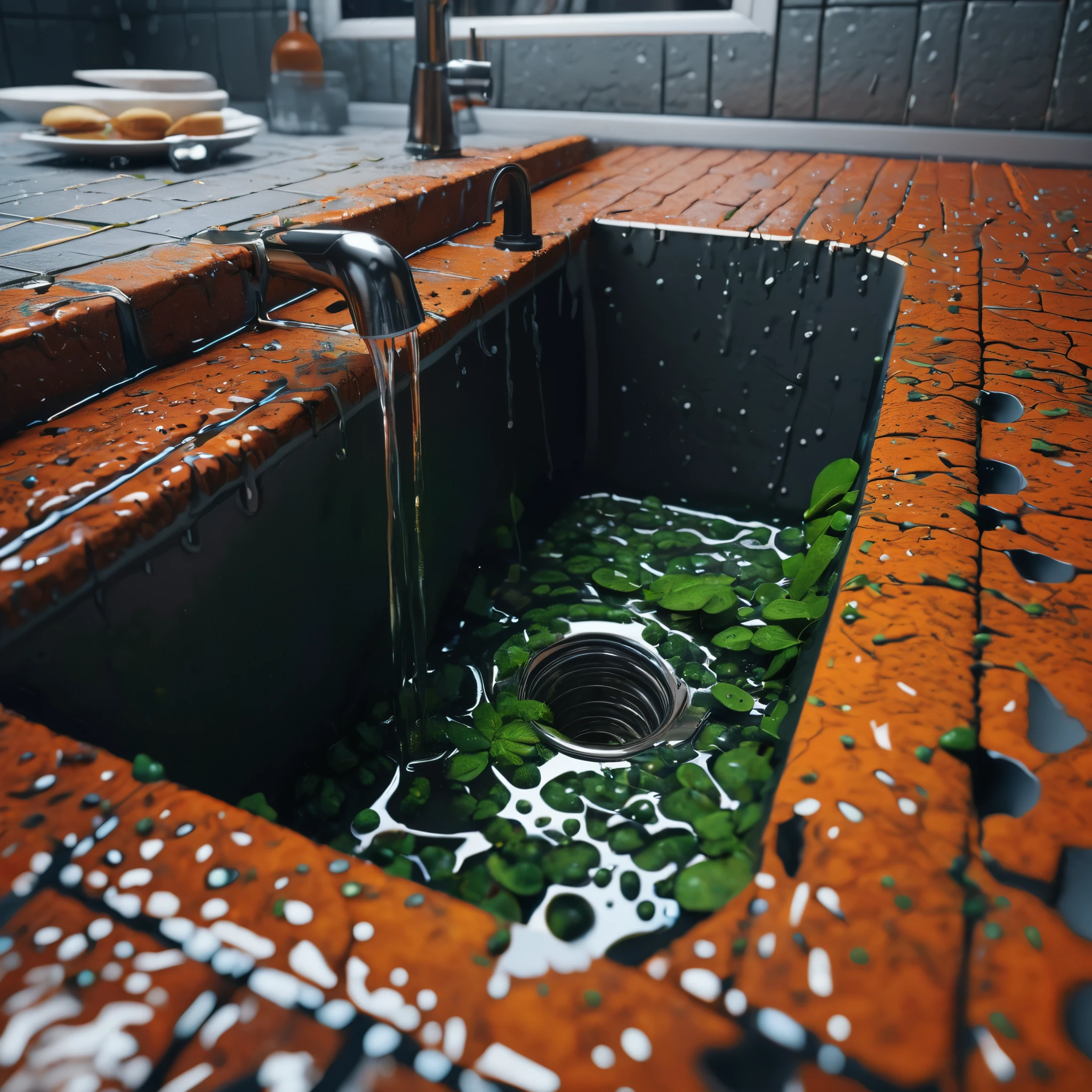 create an image demonstrating the style of ((Drain)) style, hyper realism, 8k high definition, vibrant colors, sharp focus, insanely detailed