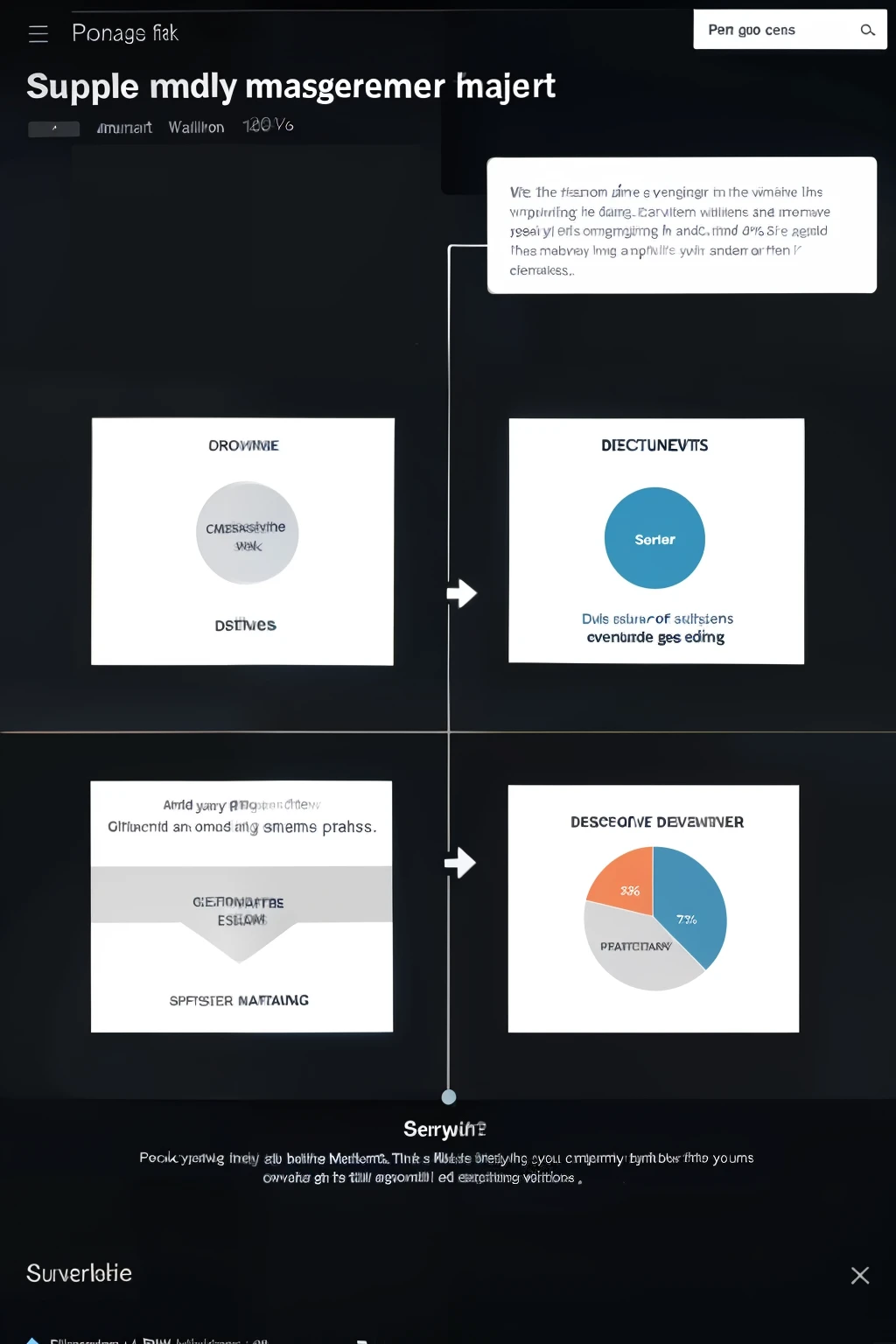 Help me generate a supplier management loss diagram