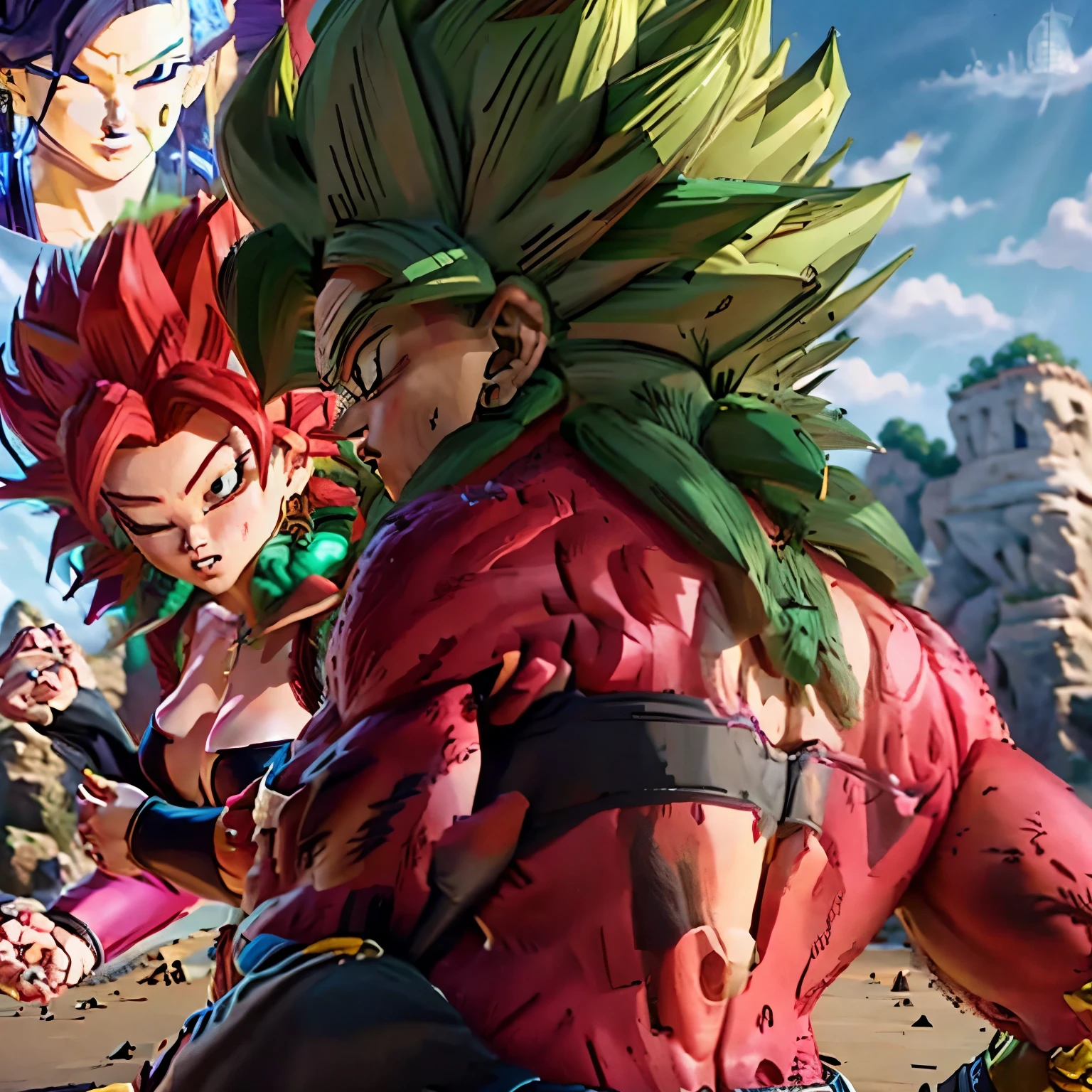 Couple broly caulifla