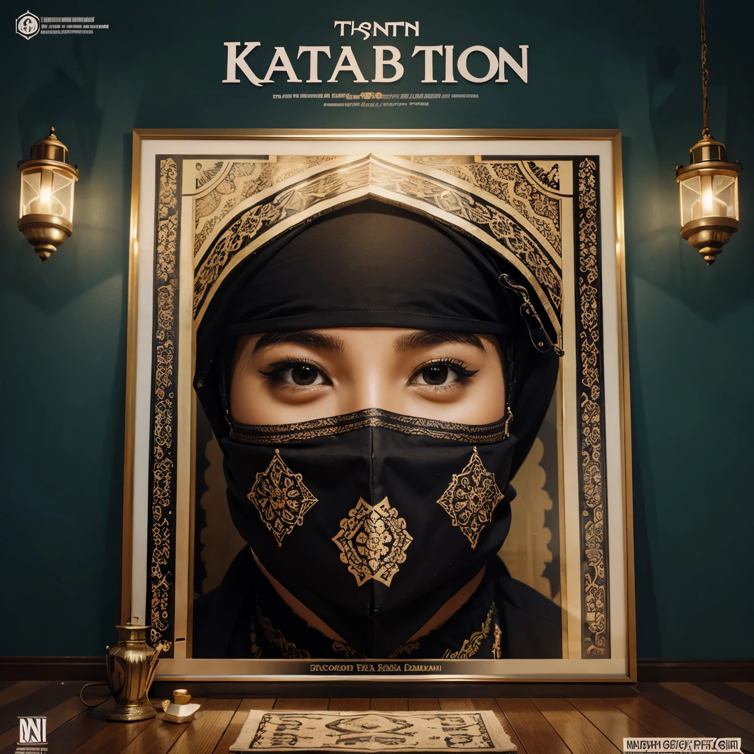 Sketsa poster marhaban ya ramadan