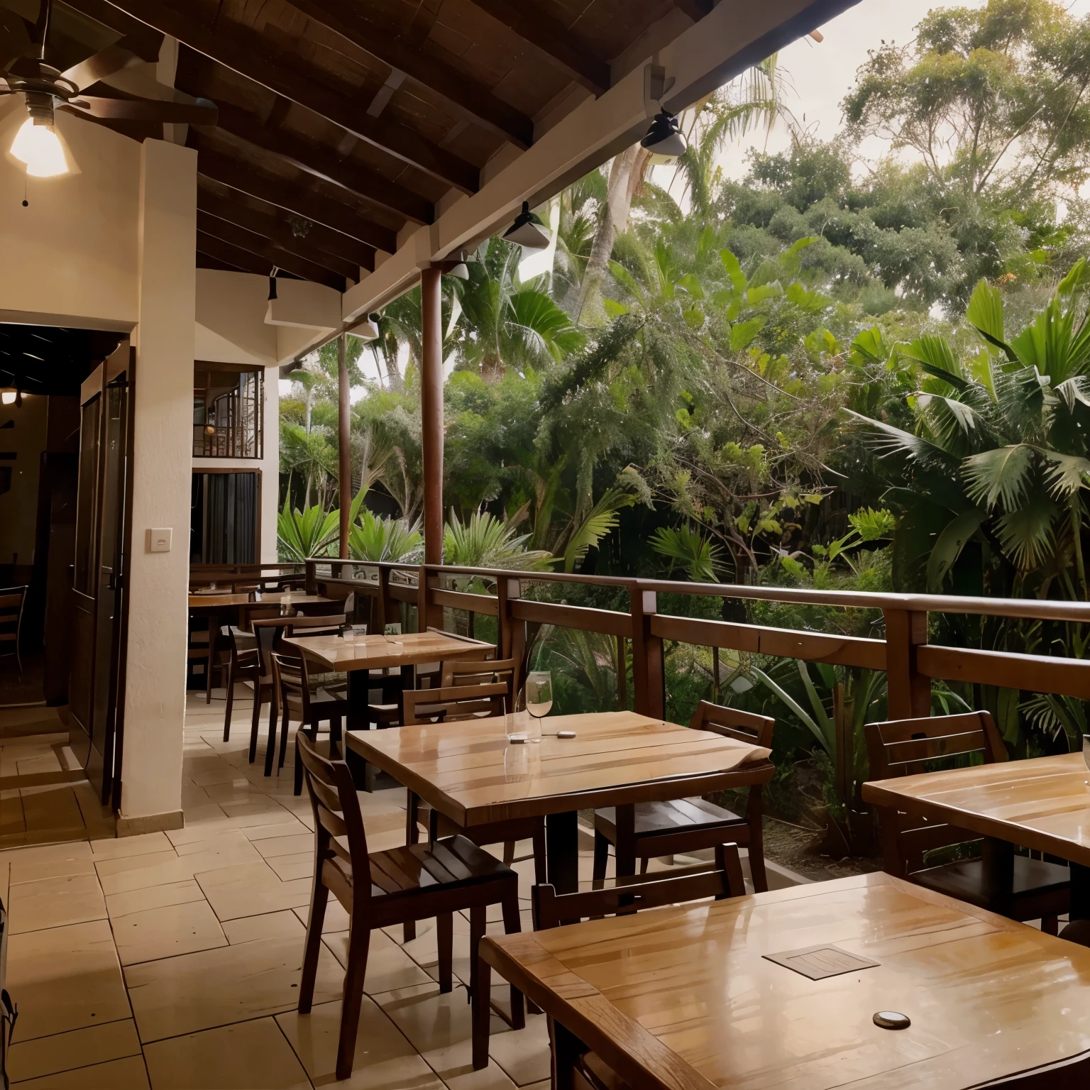 Restaurante de churrasqueria campestre 