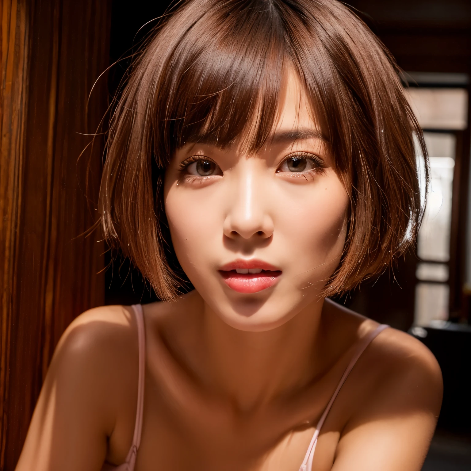 Beauty、Erotic、short cut hair、white people、nude、beautiful、