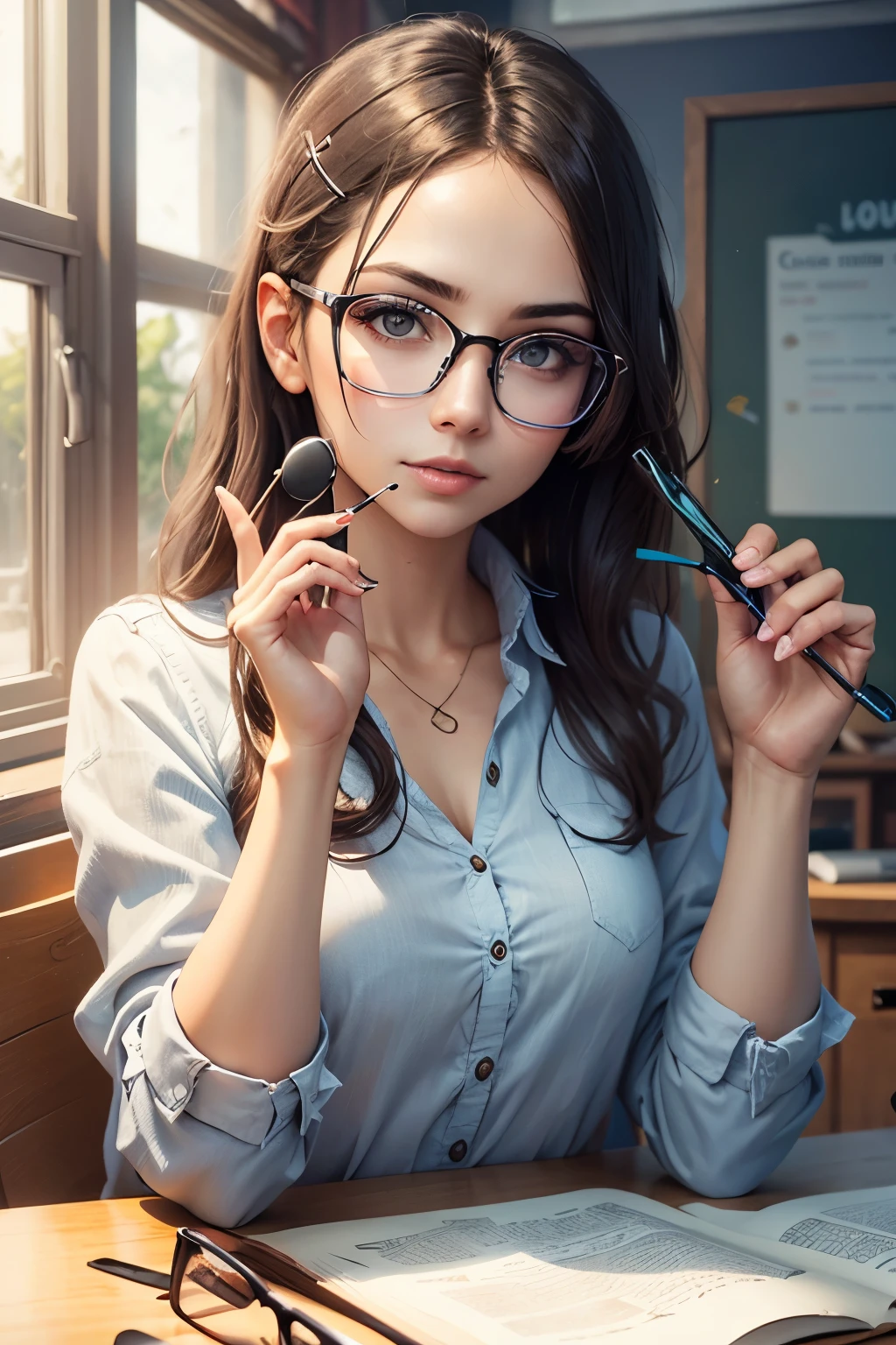 Create an advertisement for glasses --auto