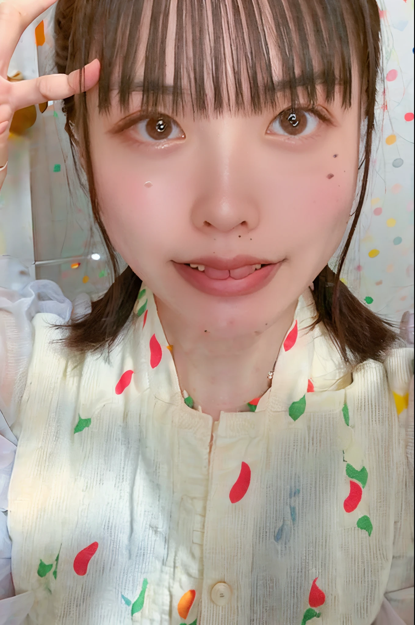 (highest resolution, clear_Image 1.2) 、(Beautiful girl with golden ratio face)、(19 year old girl)、(very vivid eyes、wolf eyes 1.2)、wonderful, high detail, lip gloss、very beautiful girl、 alone, beautiful girl like a model、(long sleeve sailor suit)、(highly detailed pleated scarf), beautiful and detailed eyes, beautifully detailed nose,(tongue lick)、