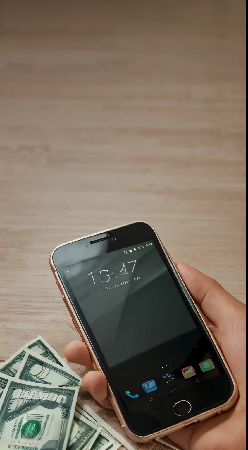Phone wallpaper: Money, Background