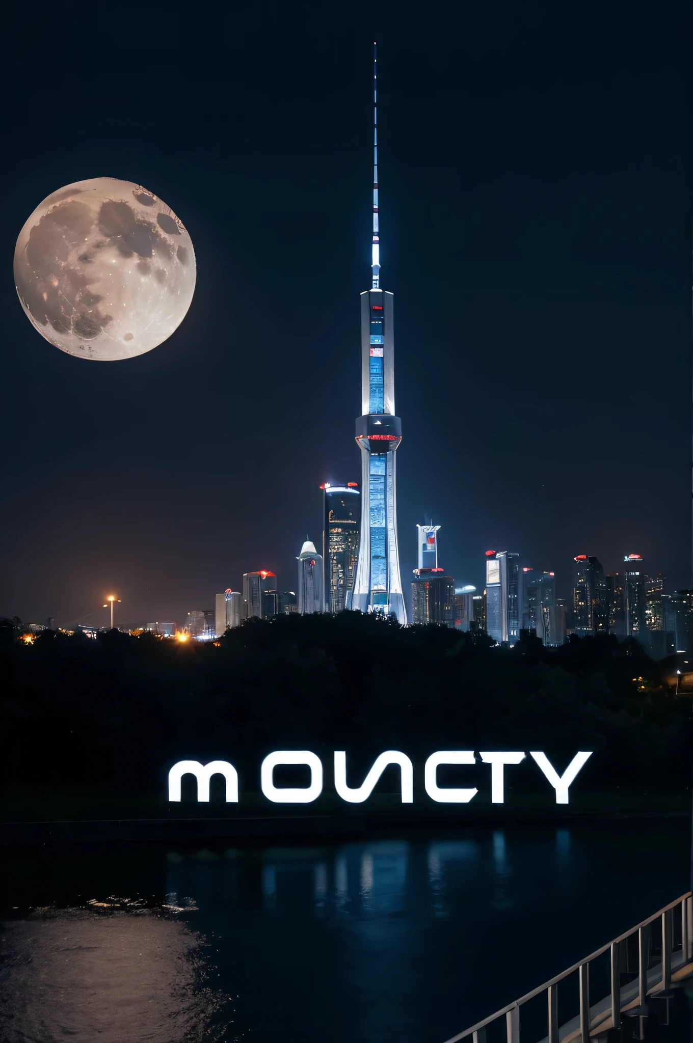 logo,Moon City,future