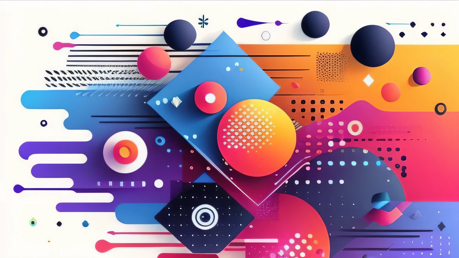 a colorful abstract background with geometric shapes and a lot of colors, abstract design, motion graphic, futuristic but colorful shading, '2d graphic design, colorful illustration, motion graphics, motion shapes color design, colourful digital art, graphic design background, graphic shapes, abstract high quality, abstract shapes, abstract art representing data, motion design, abstract style, multicolored vector art