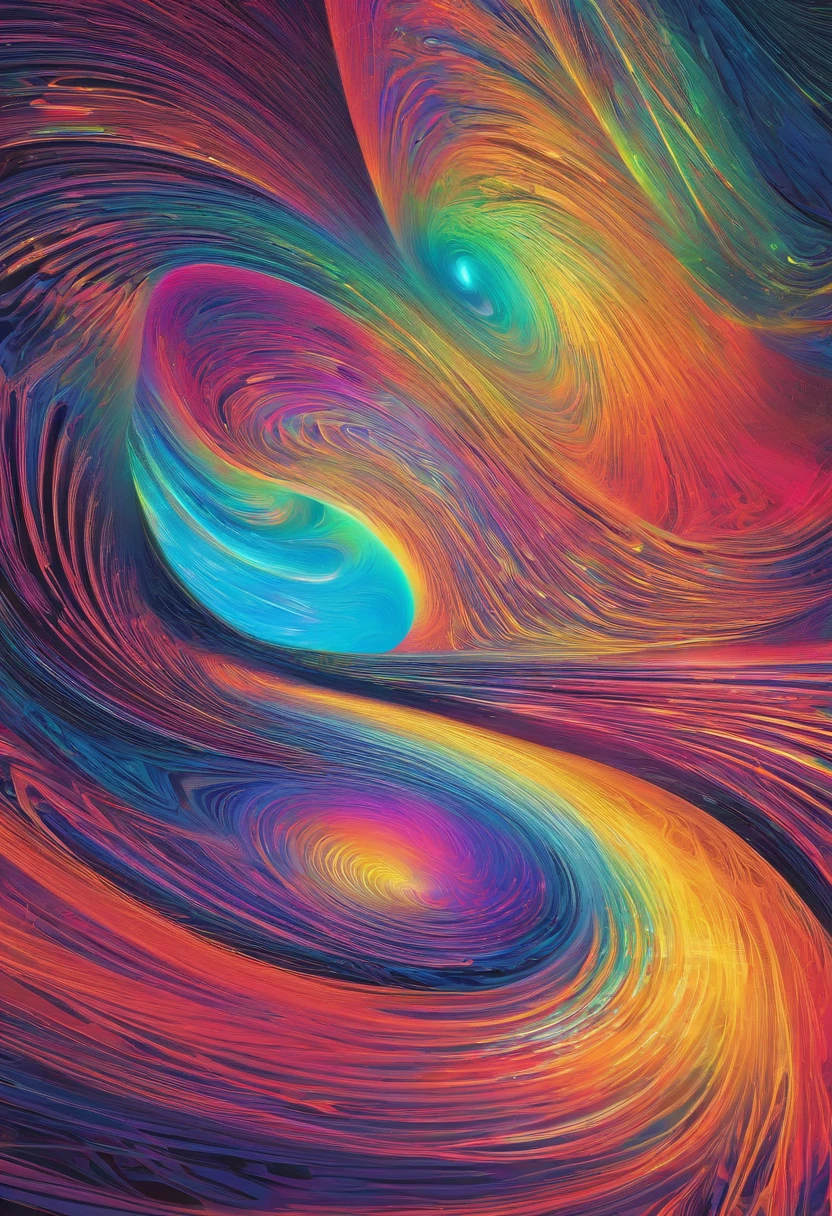 Tyndall's world of effects!it's here,You will explore the wonders of light and interlacing interference patterns using different colored light sources,
You'll see a rainbow of colors appear in the interference pattern. Observe the wave nature of light.。They travel in the form of waves,And form peaks and troughs at the interference. Dynamic energy artwork. Glow colorful. Very detailed. Ultra-detailed color art., psychedelic art style, Wheels within wheels、Colorful, bright and clear