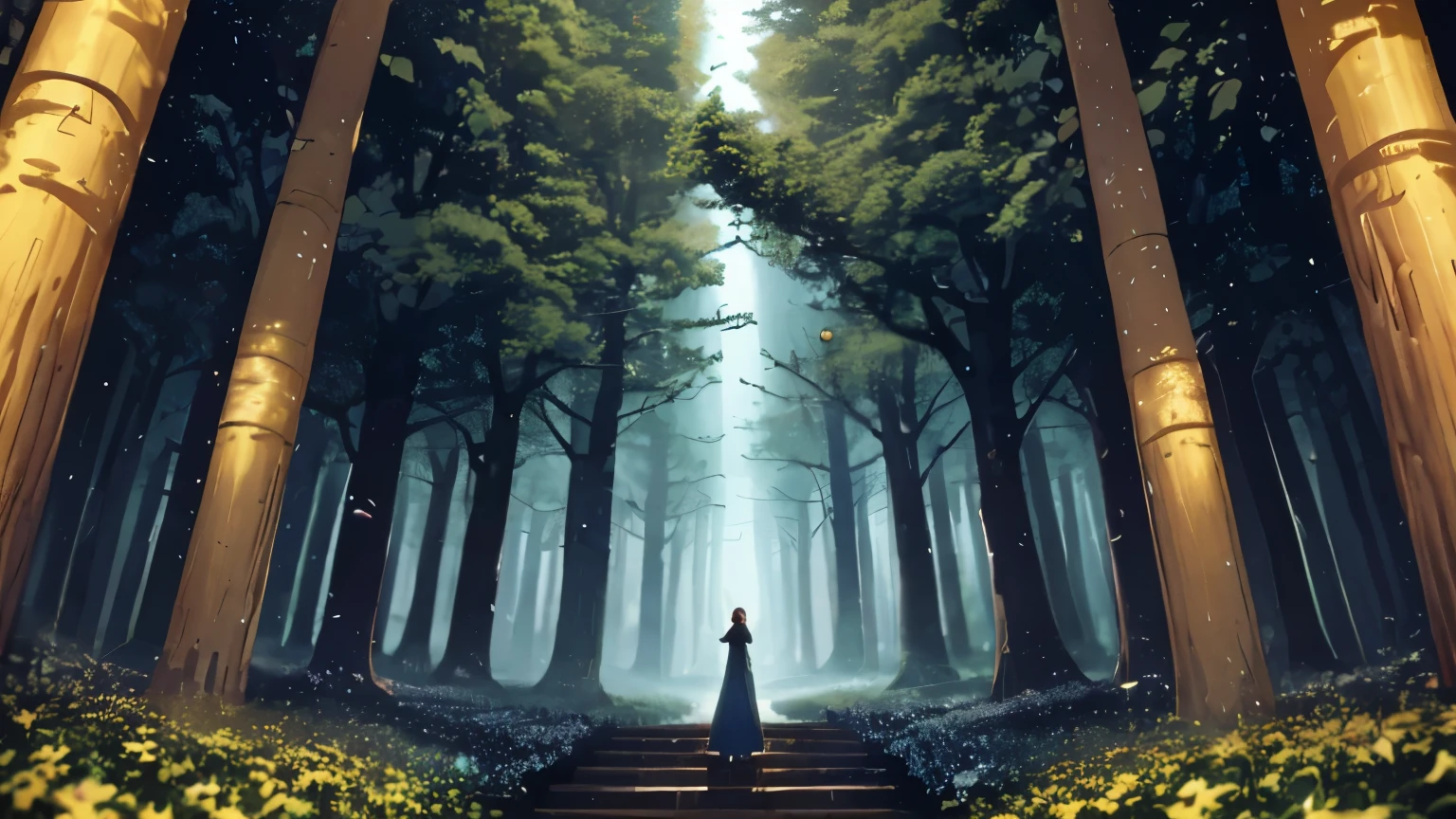 Delve into the enchanting realm of an extraordinary woodland filled with love, joy, and good feelings, where a mesmerizing tapestry of loving trees awaits your presence. Picture a spiritual forest, where beautiful trees stand tall, their branches adorned with vibrant foliage, luminous flowers, and light-emitting roots. These beautiful and loving trees possess a remarkable ability to communicate, not through mere words, but through their roots and a symphony of intricate patterns that dance with light, scents, and sound. As you step into this ethereal, joyous world, prepare to be captivated by the harmonious spectacle that unfolds before your very eyes. Brace yourself for an extraordinary journey into a realm where nature's secrets come alive through the enchanting language of illuminated melodies. Welcome to a forest where wonder and communication intertwine in breathtaking harmony.