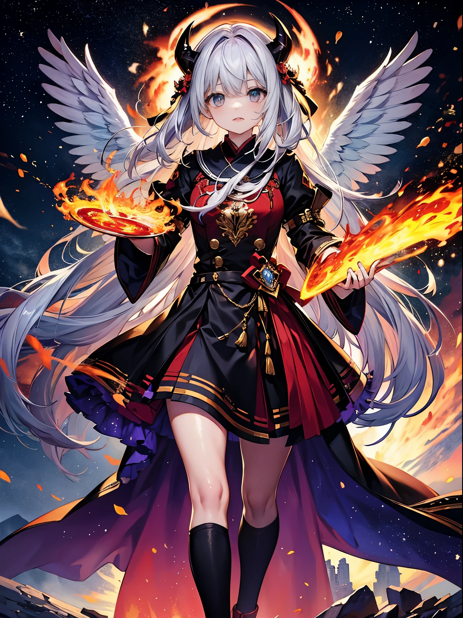 best quality, abusurdity, intricated, anime girl, divine comedy, reinaissance, heaven, hell, purgatory, bible, angels, satan
Steps: 20, Sampler: DPM++ 2M SDE Karras, CFG scale: 7, Seed: 3731690927, Size: 1200x800, Model hash: 6d8ec640ec, Model: PencilChopsticksXLv0.1, Denoising strength: 0.35, RNG: CPU, Hires upscale: 1.5, Hires upscaler: SwinIR_4x, Version: 1.6.0