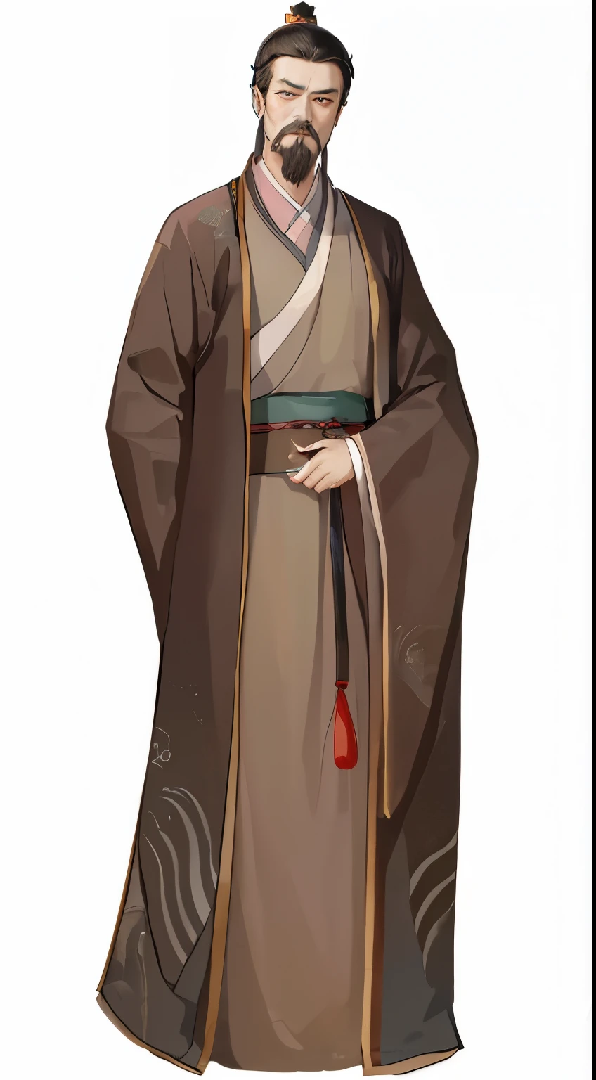 ancient chinese style,ancient chinese clothing,middle aged male,man with mustache,antiquity,national style,