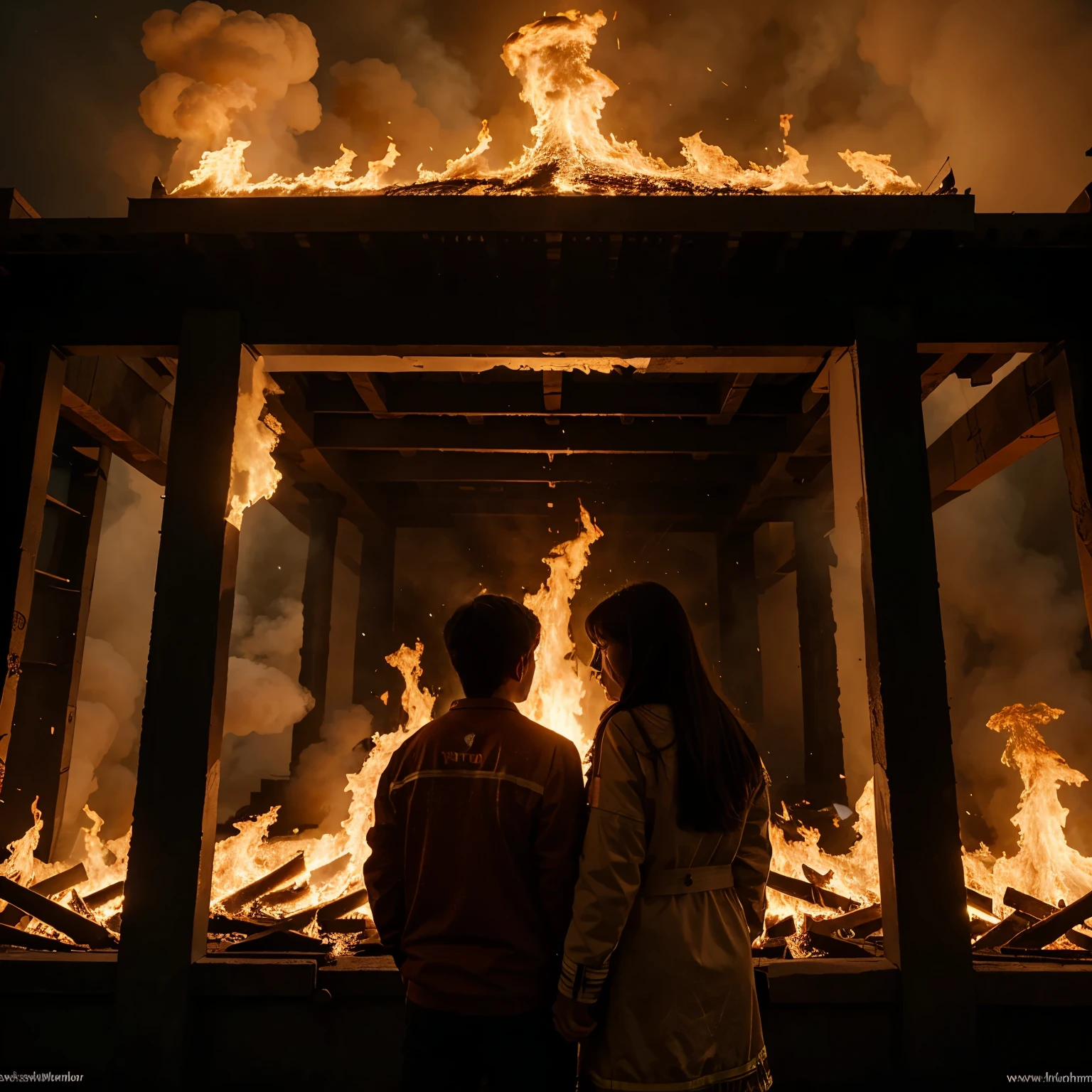 Hell with big fire