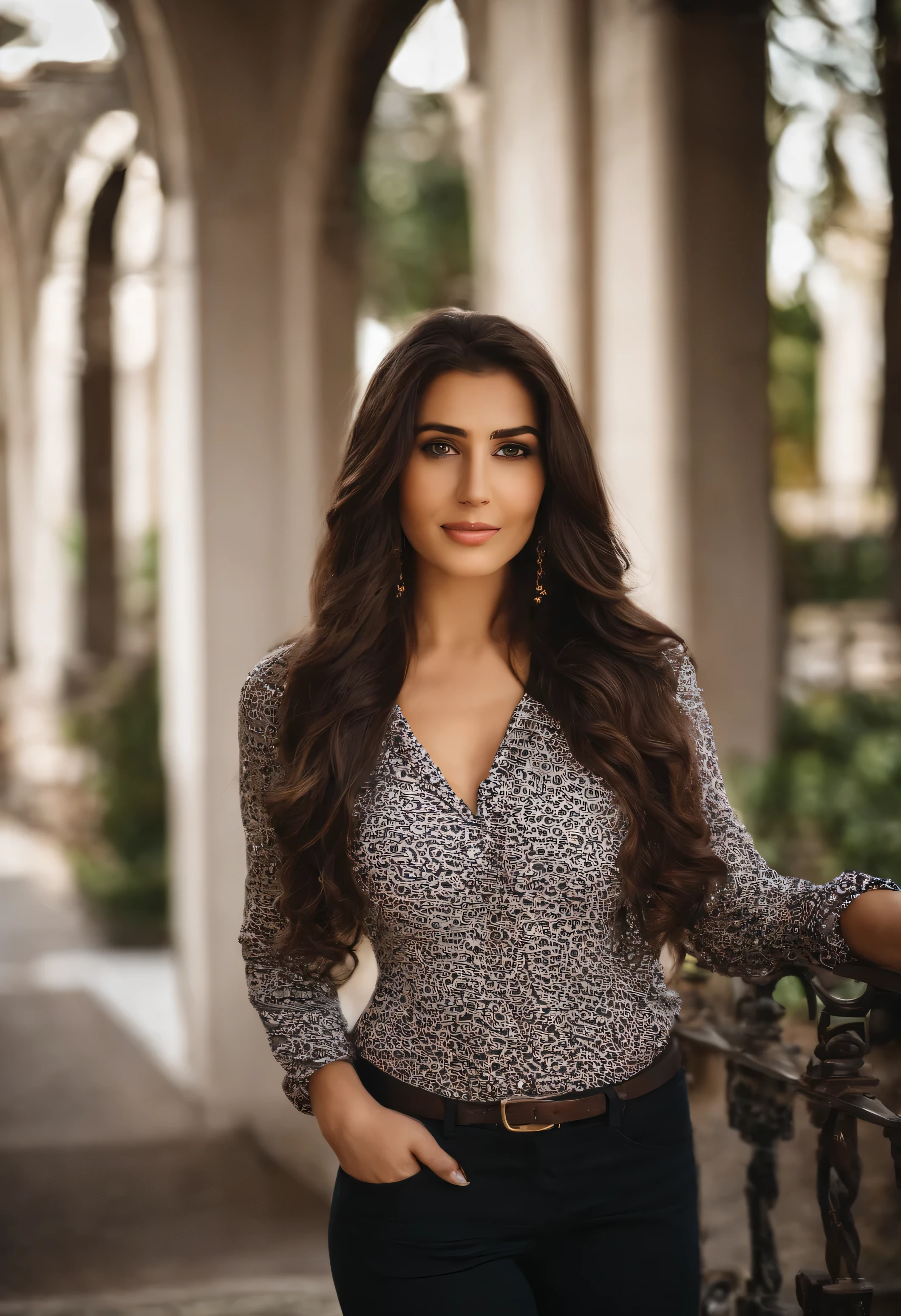 Mulher loira 15 years vestindo uma camisa branca e uma camisa branca, A, jovem linda garota iranianaRetrato suave em 12K, Noiva russa, Uma garota com cabelo loiro, olhos azuis Ela tem um rosto bonito, Rosto perfeito ) Canon 85mm f1.8 iso 50 looking at the camera