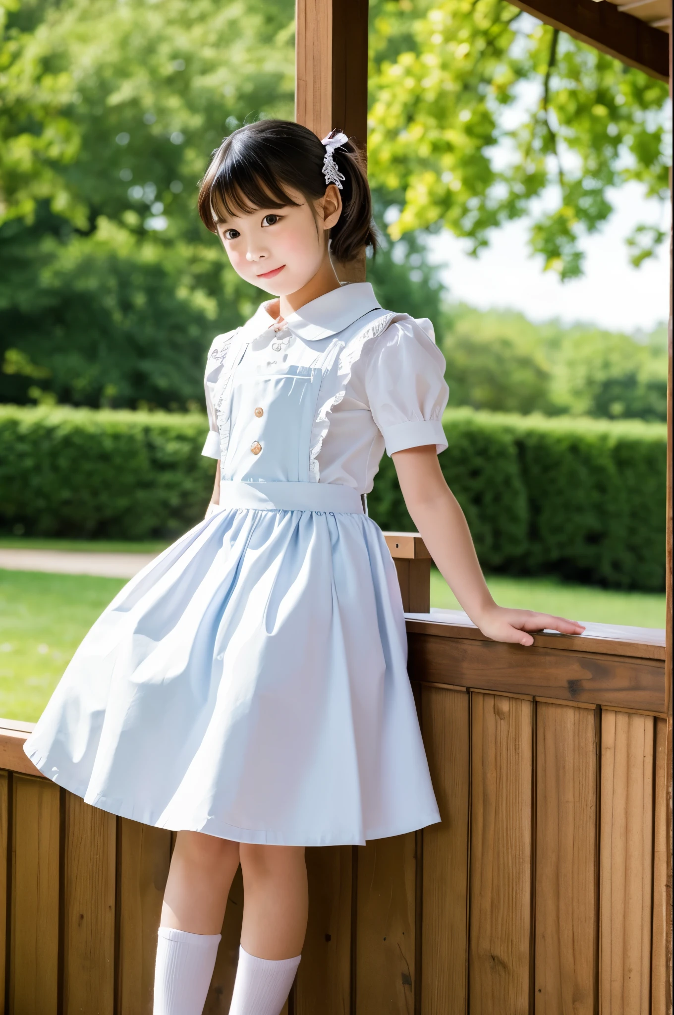 lady Naomi fluttering skirt maid Lolita