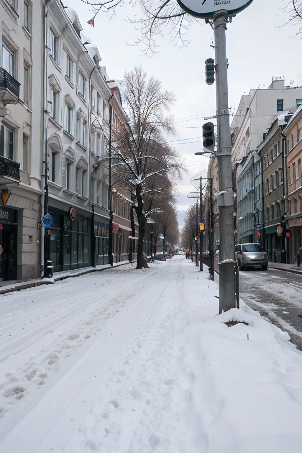 saint petersburg snow no people realistic